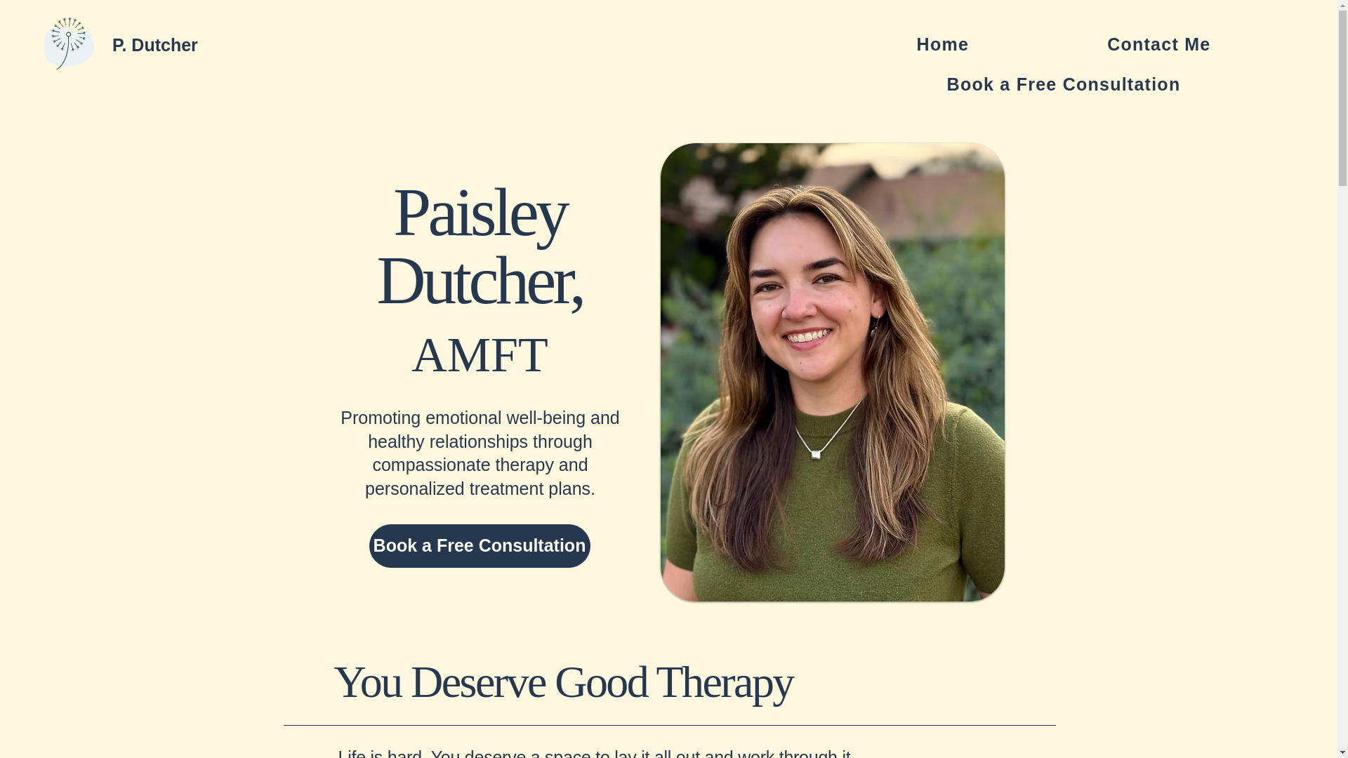 website screenshot of https://paisleydutcher.com/