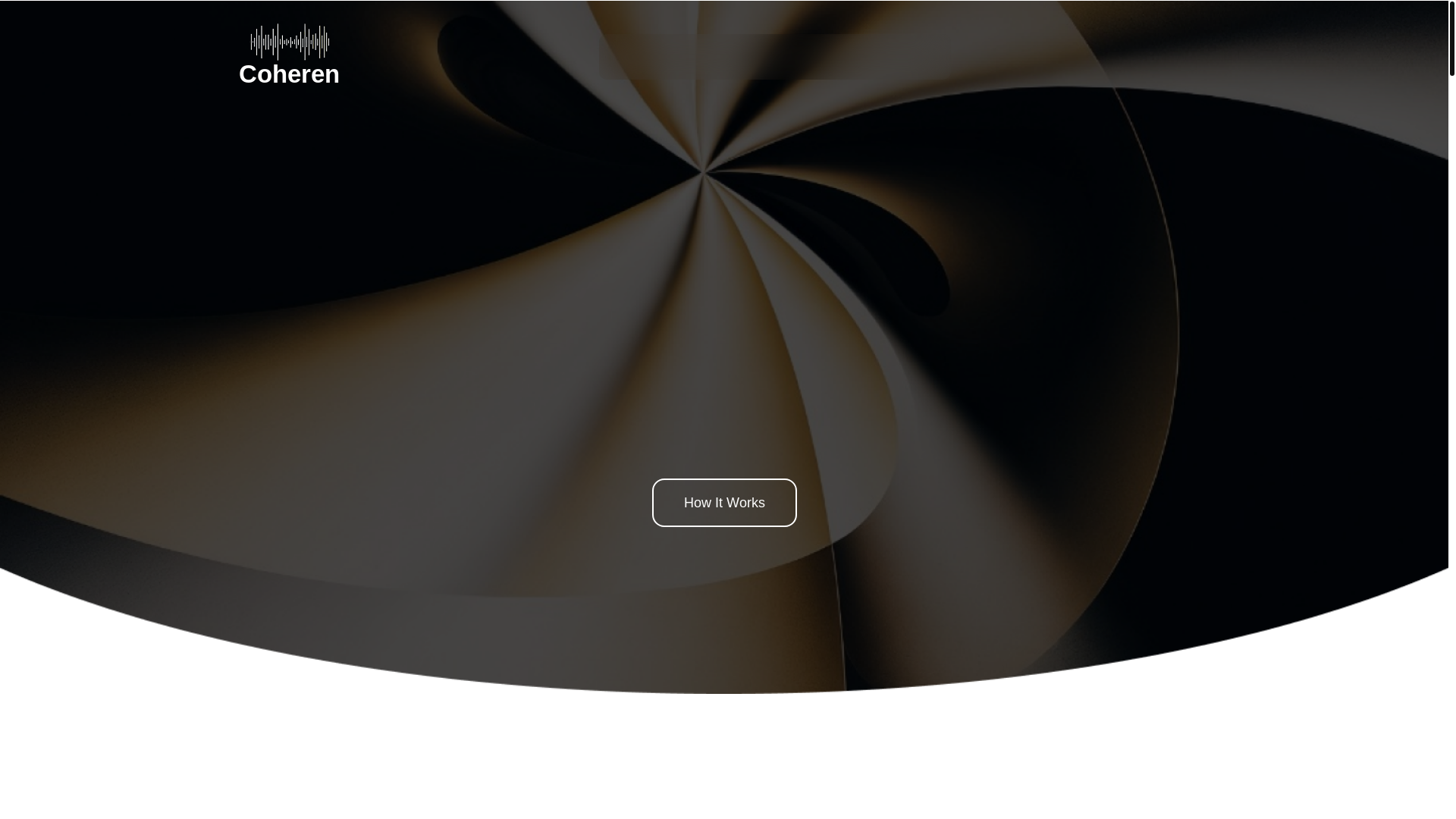 website screenshot of https://coheren.tech/