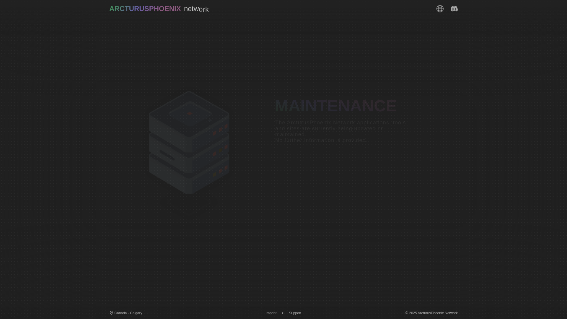 website screenshot of https://arcturusphoenixnetwork.pages.dev/