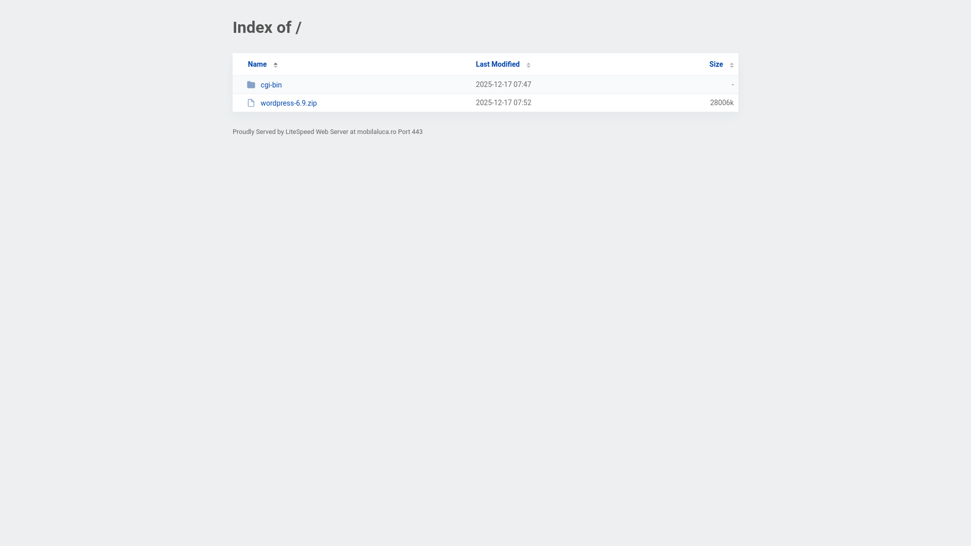website screenshot of https://mobilaluca.ro/