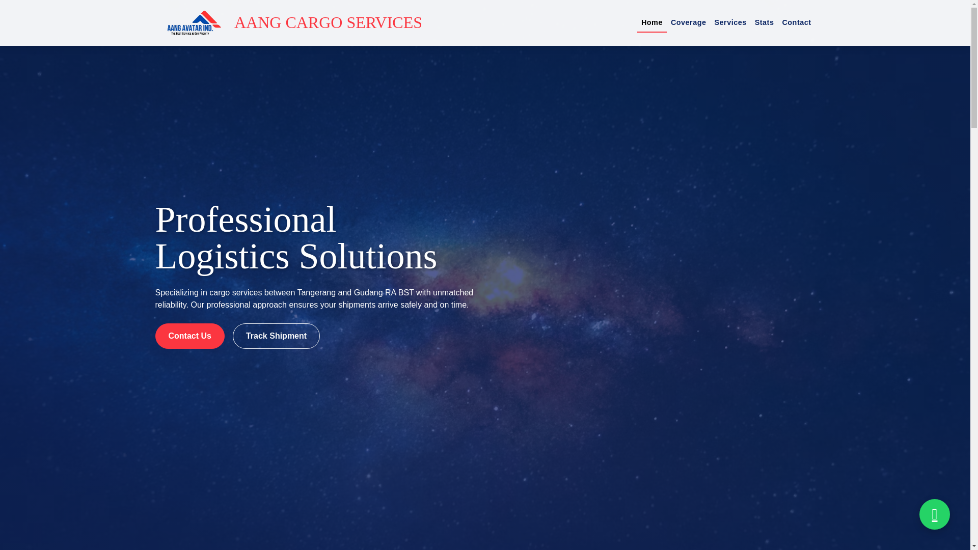 website screenshot of https://aangcargoservices.id/