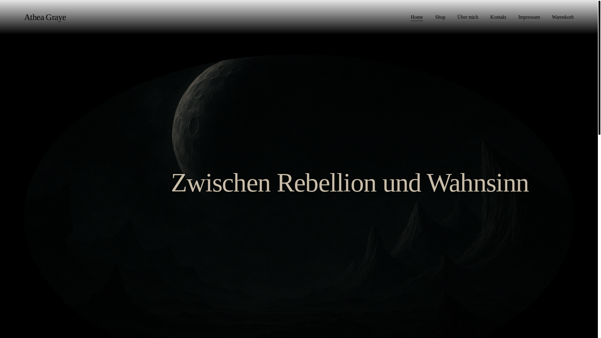 website screenshot of https://atheagraye.de/