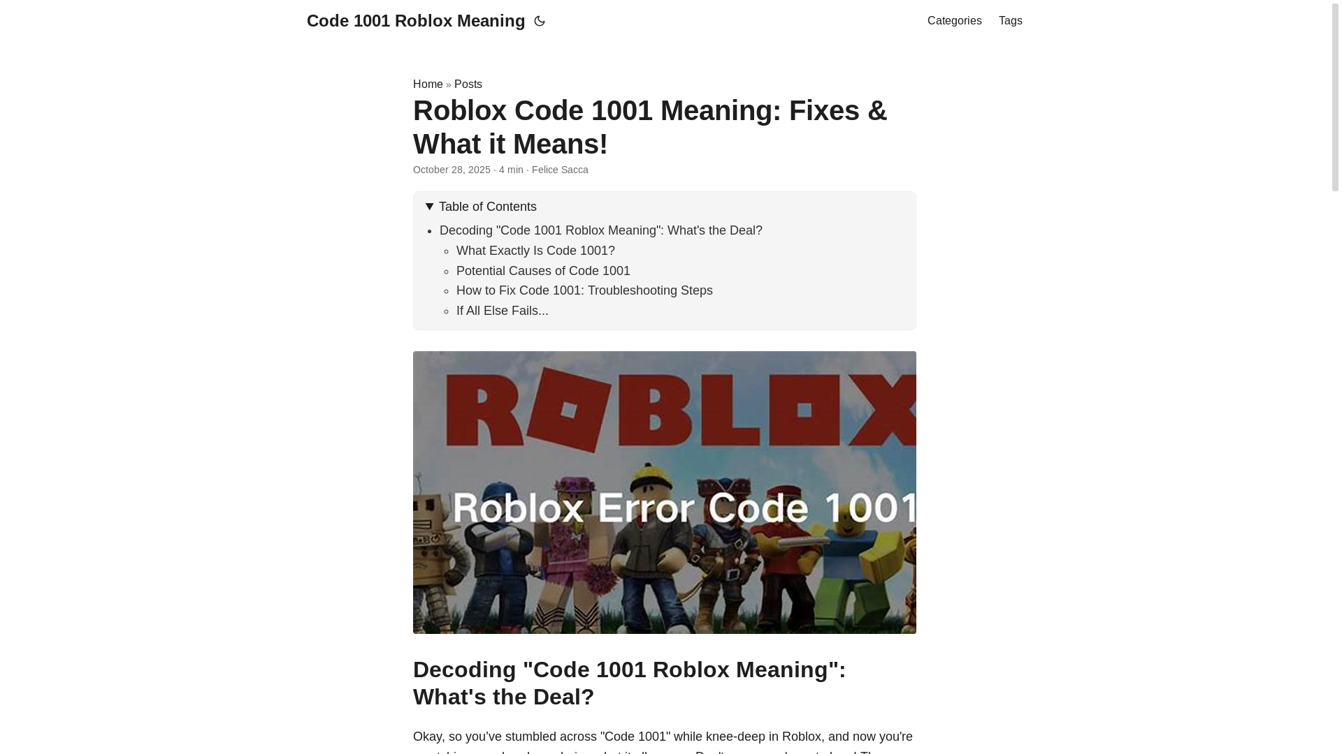 website screenshot of https://code-1001-roblox-meaning.pages.dev/