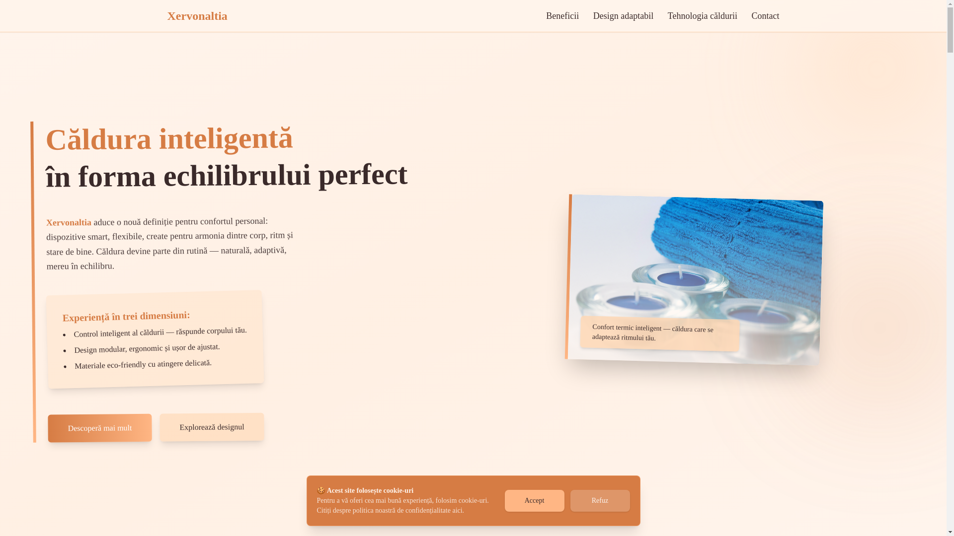 website screenshot of https://xervonaltia.eu/