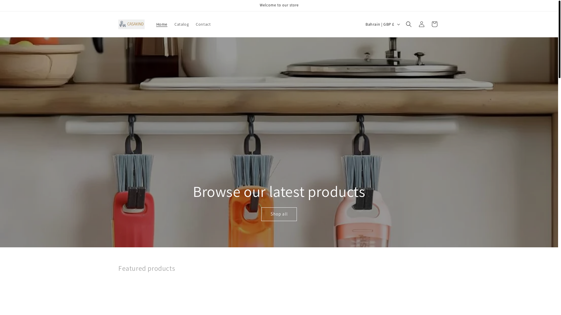 website screenshot of https://casakind.shop/
