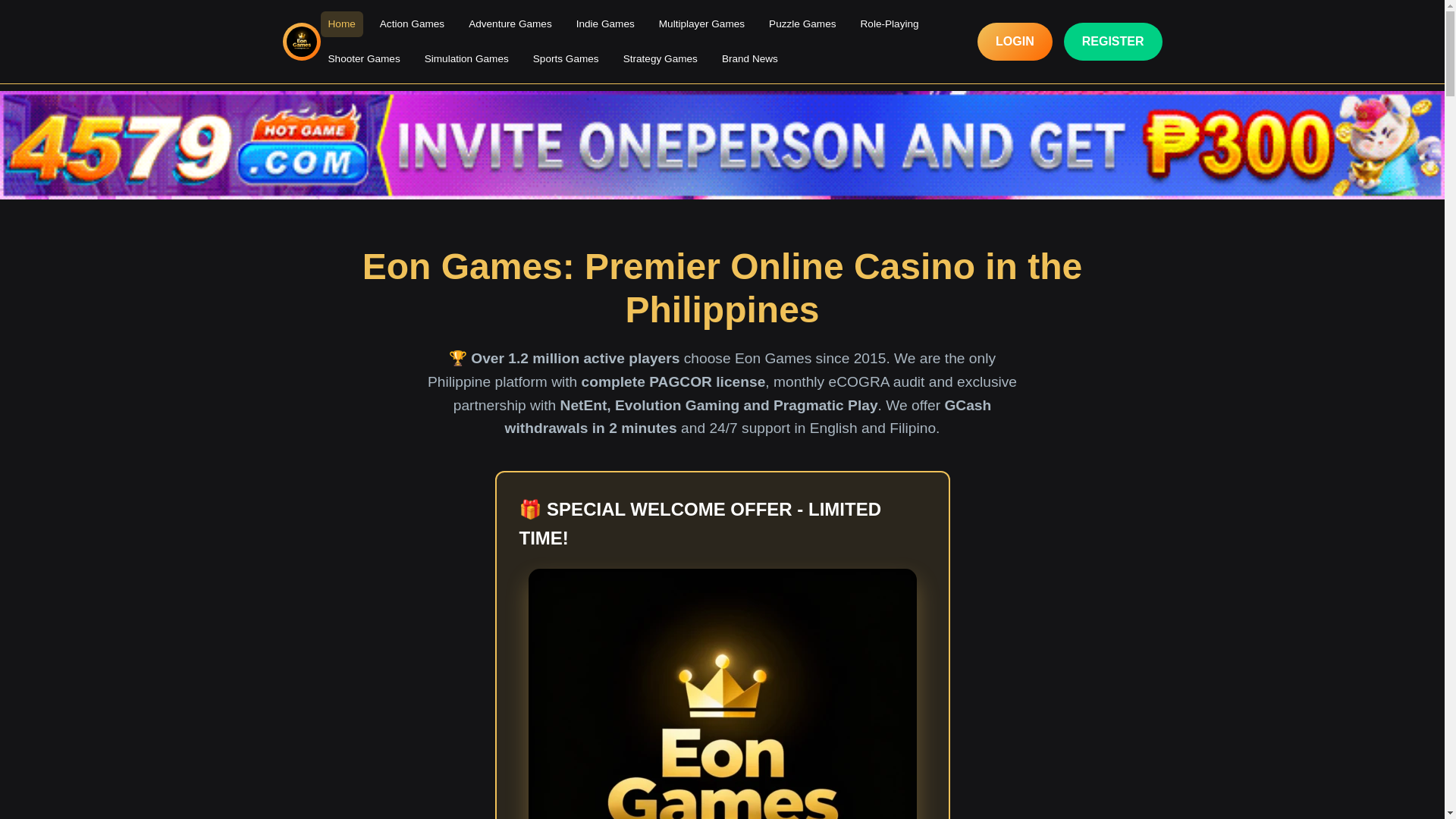 website screenshot of https://wwweongames.com/