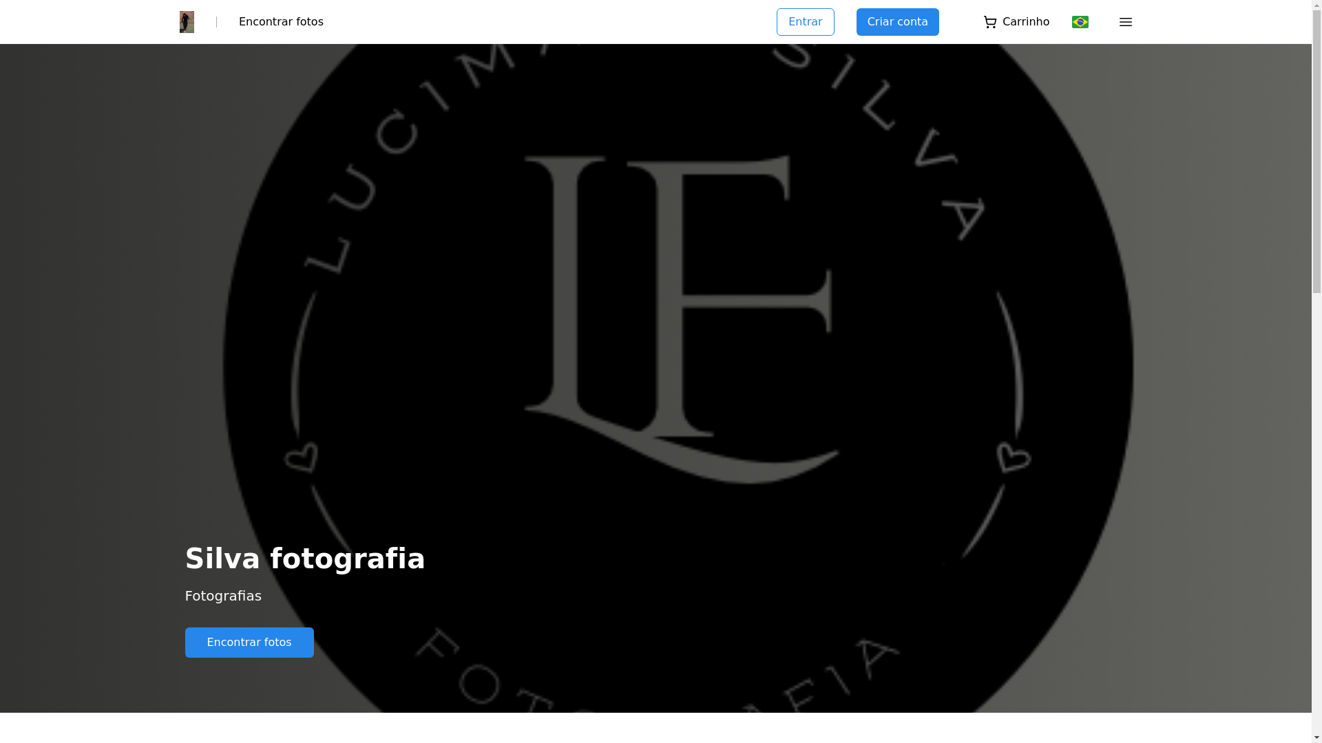 website screenshot of https://fotografiasesportivaas.com.br/
