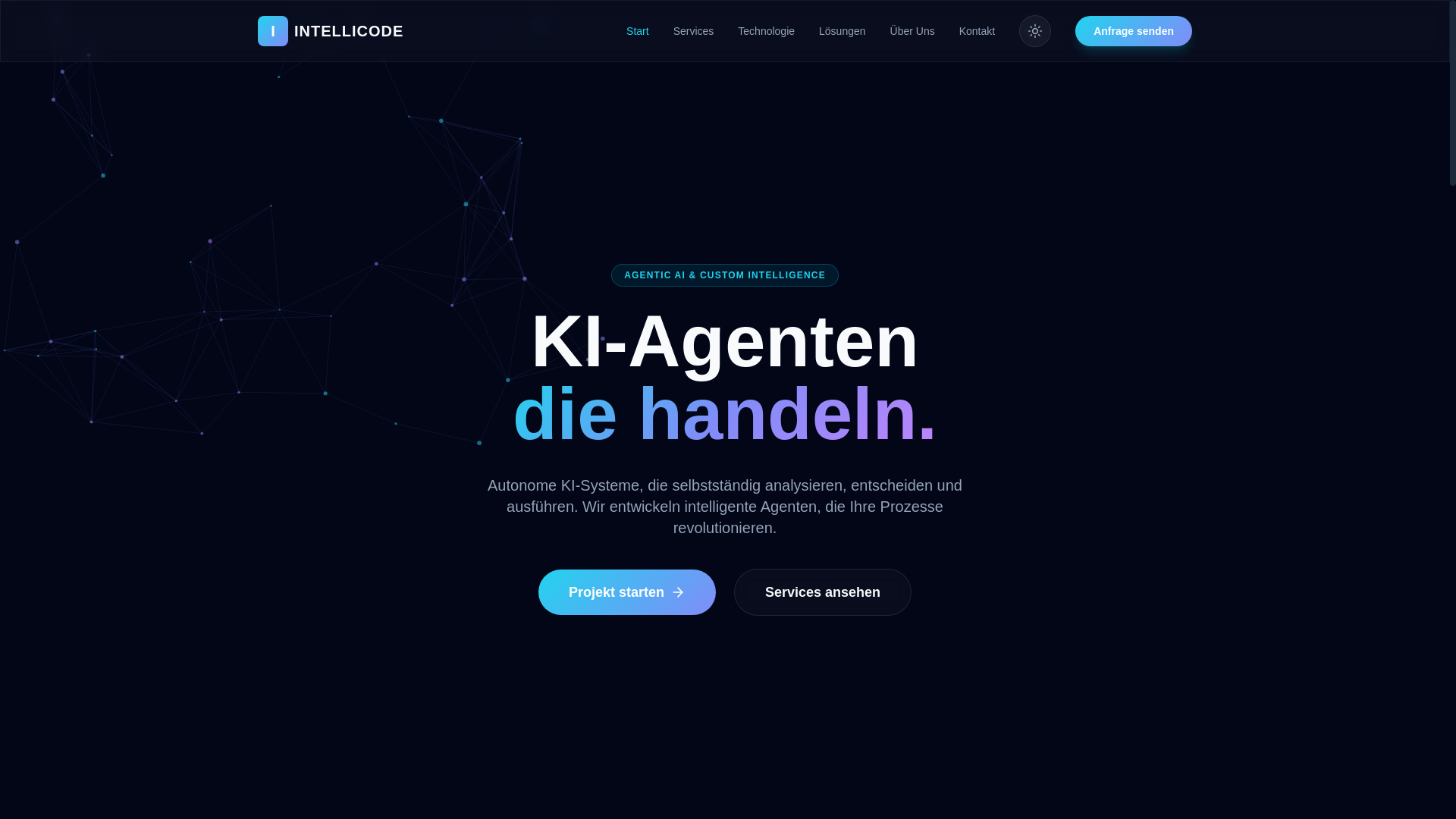 website screenshot of https://intellicode-solutions.com/
