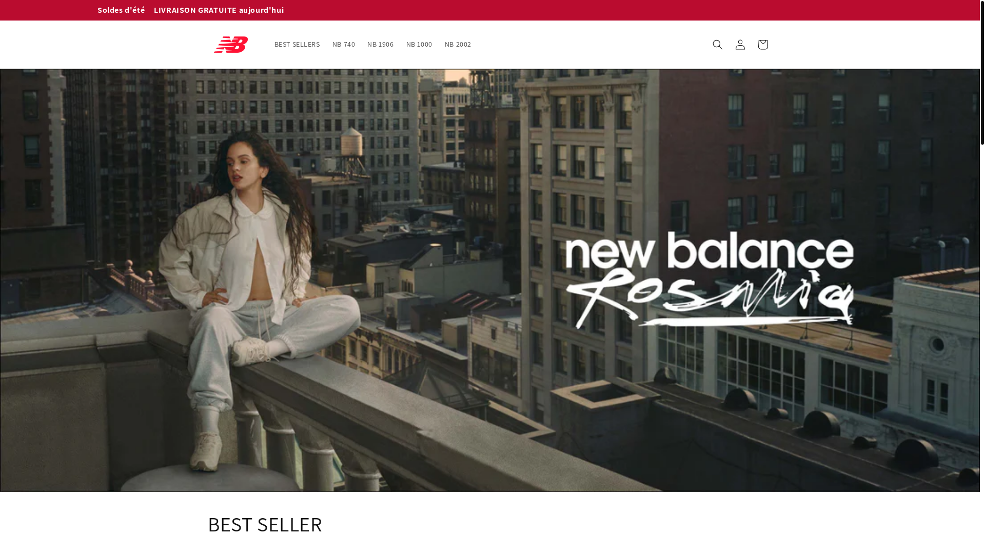 website screenshot of https://newbalanceofficial.fr/