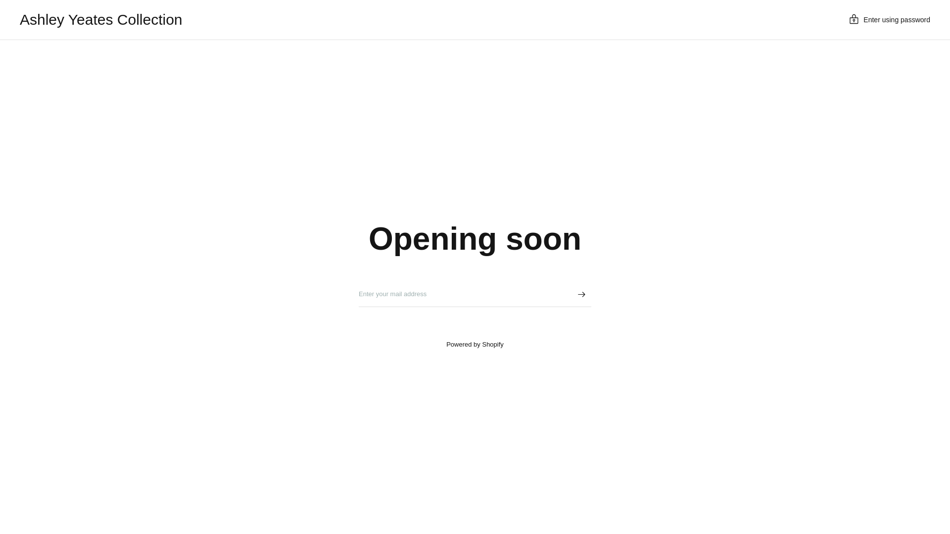 website screenshot of https://ashleyyeatescollection.com/