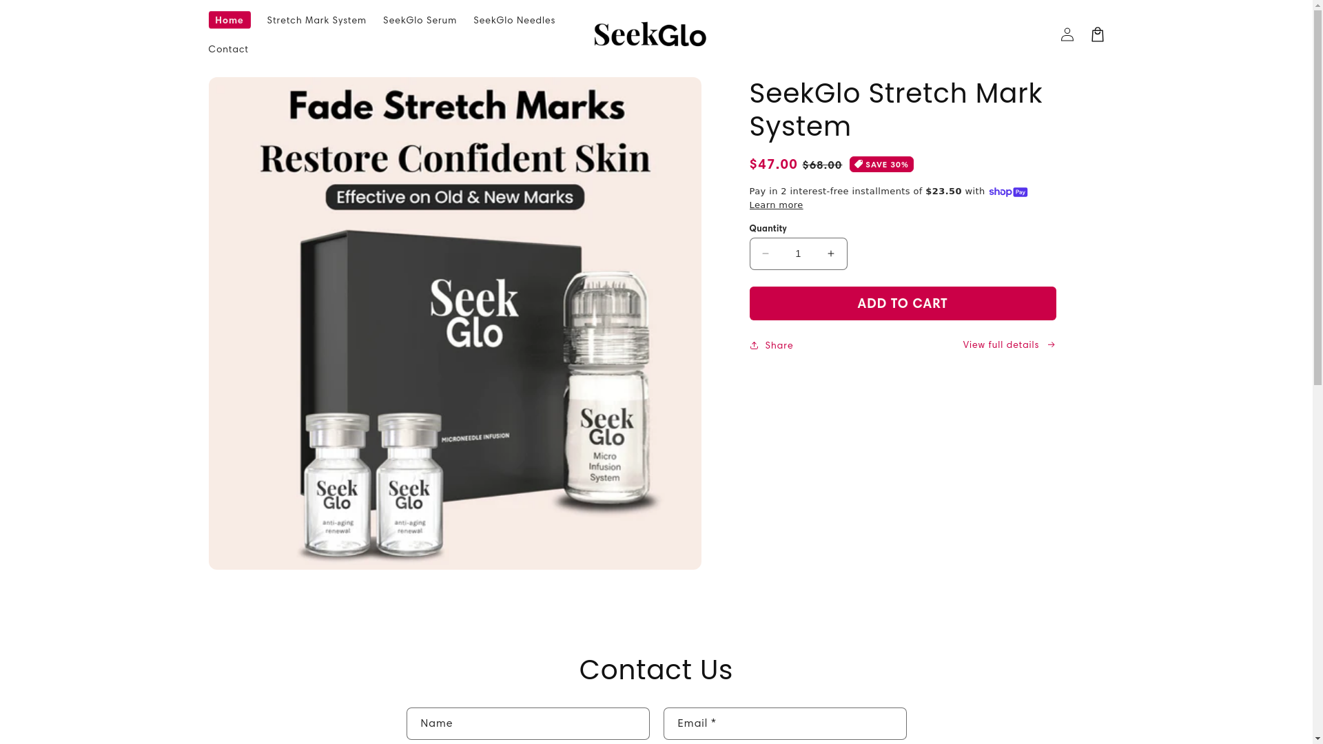 website screenshot of https://seekgio.com/