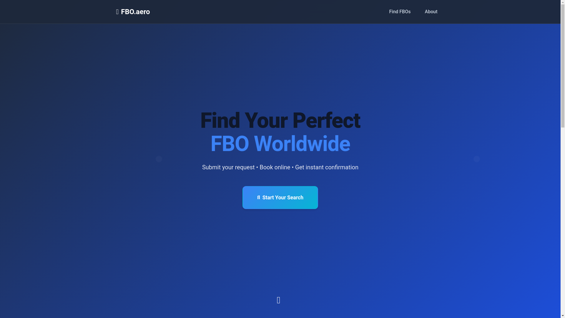 website screenshot of https://fbo-aero.pages.dev/