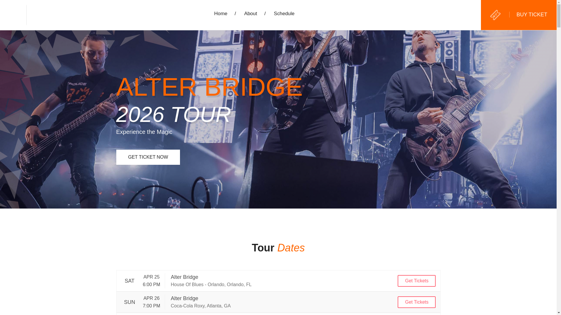 website screenshot of https://alterbridgetour2027.us/