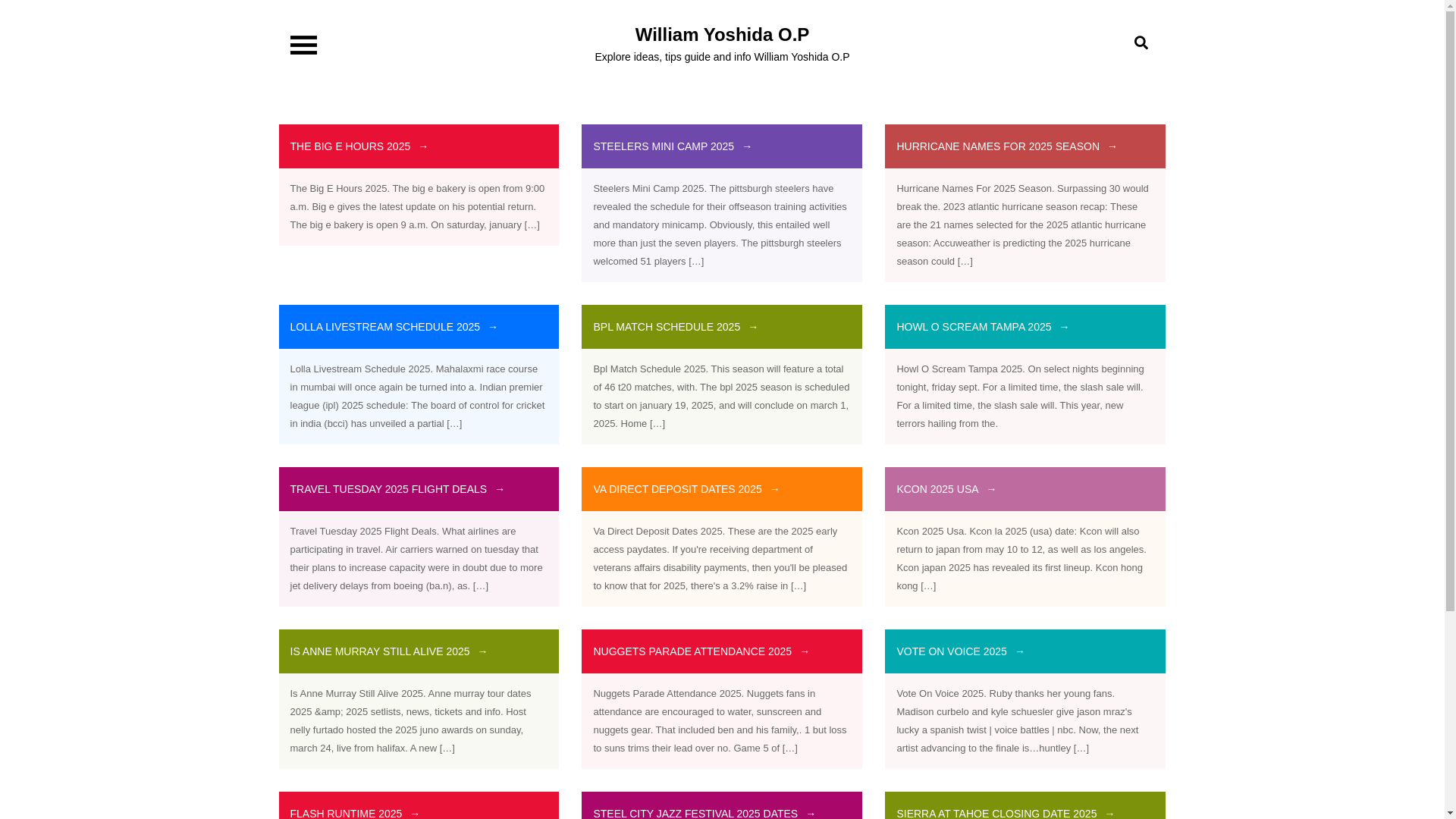 website screenshot of https://williamyoshidaop.pages.dev/