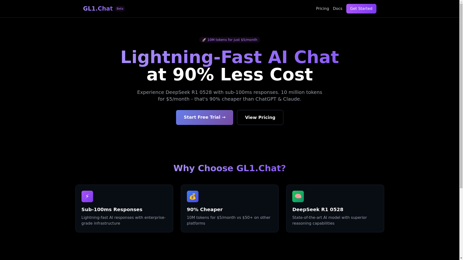 website screenshot of https://gl1-chat-app.pages.dev/