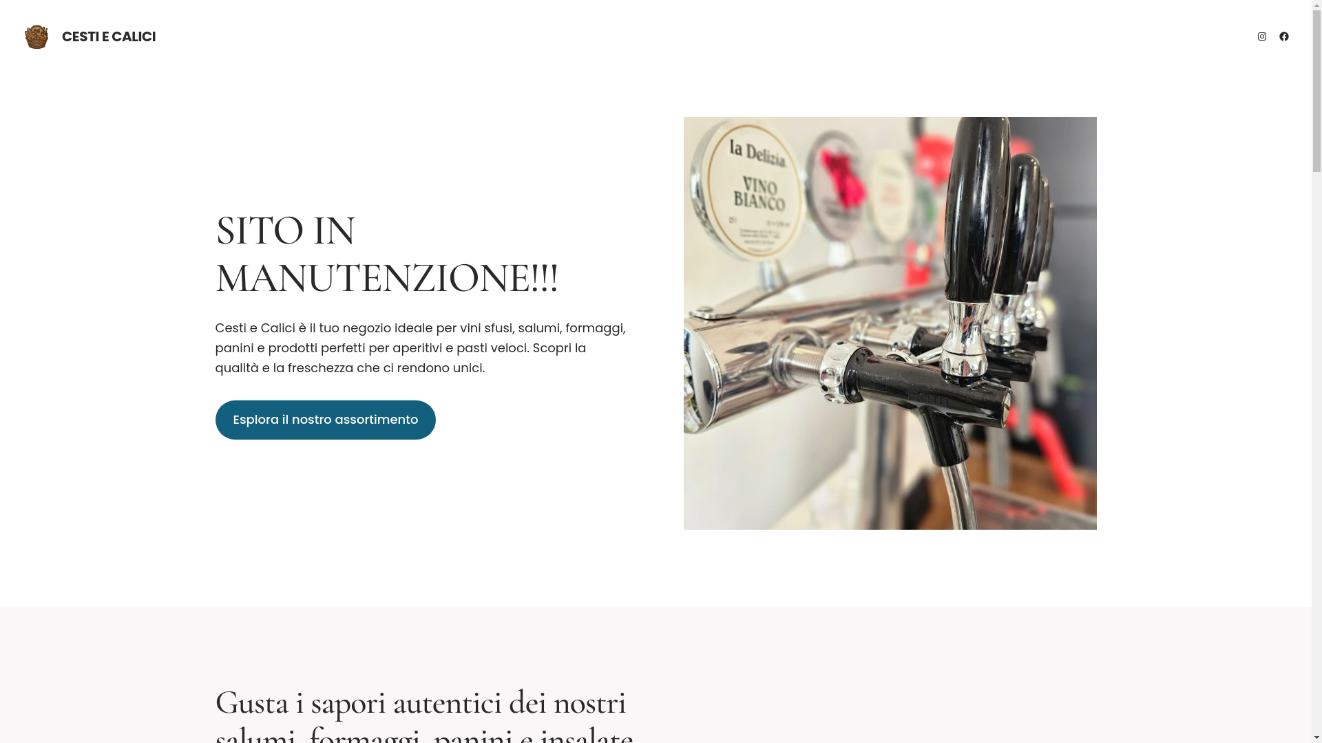 website screenshot of https://cestiecalici.com/