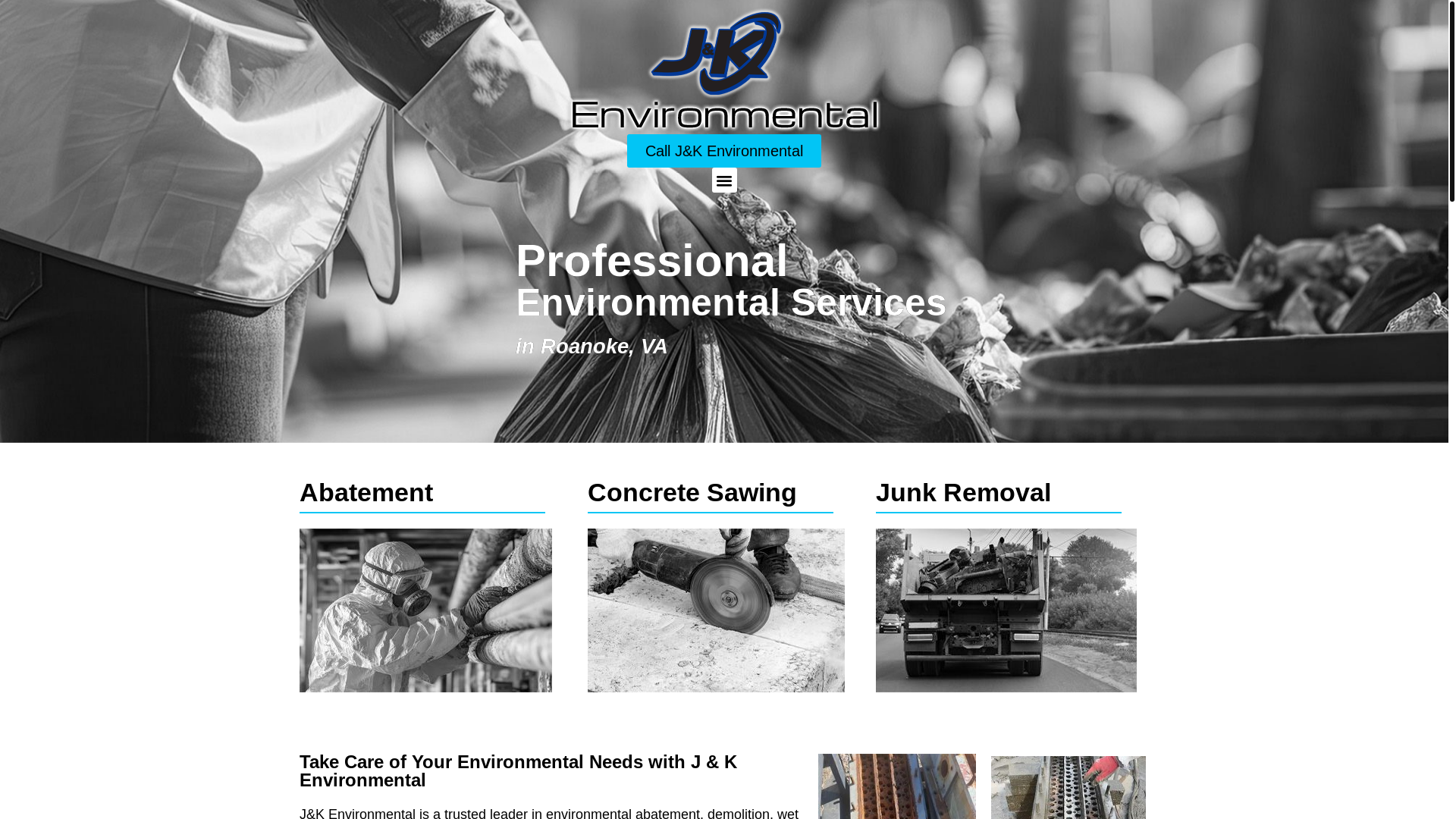 website screenshot of https://abatementdemolitionvirginia.com/