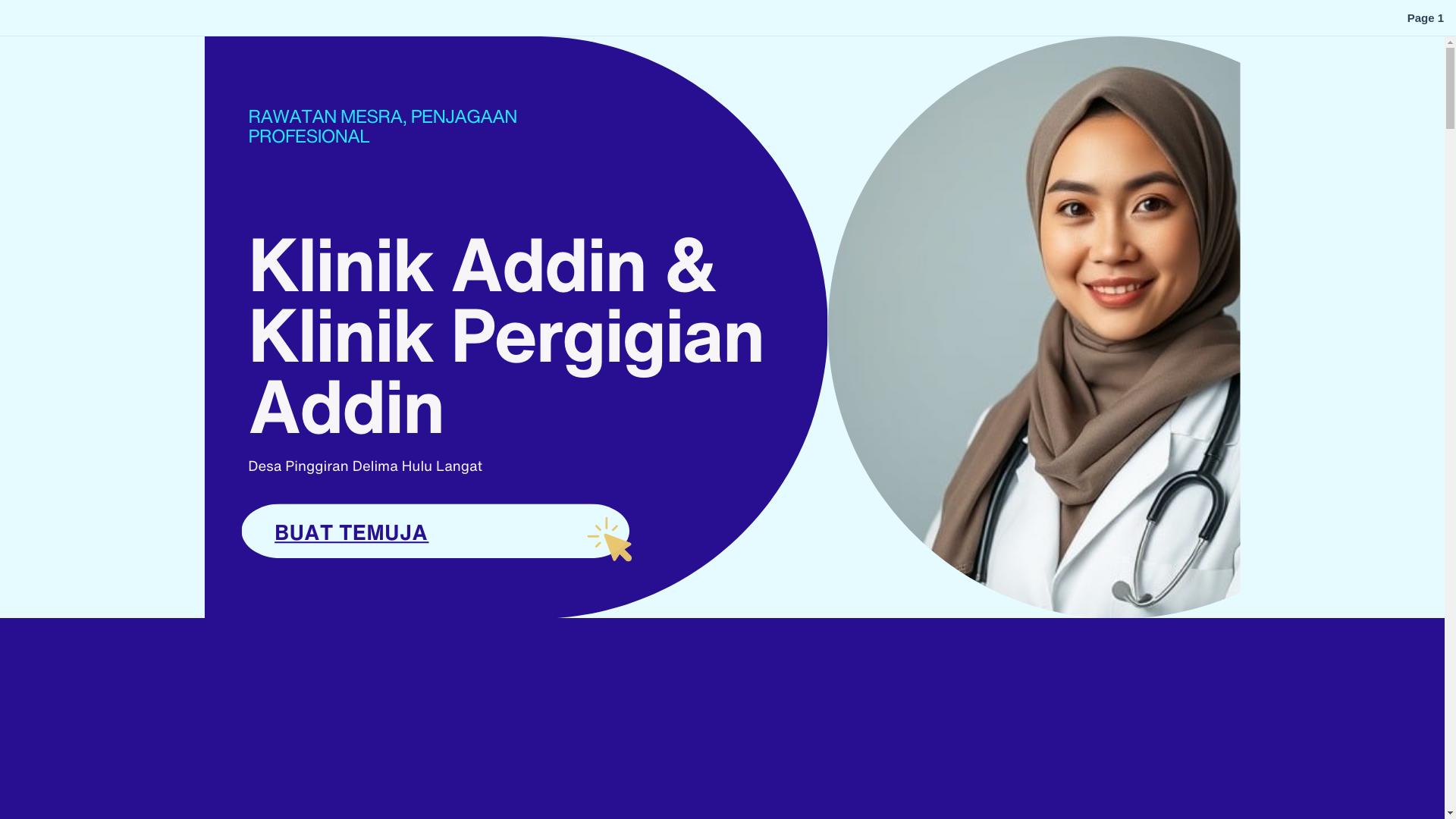 website screenshot of https://addinhululangat.com/