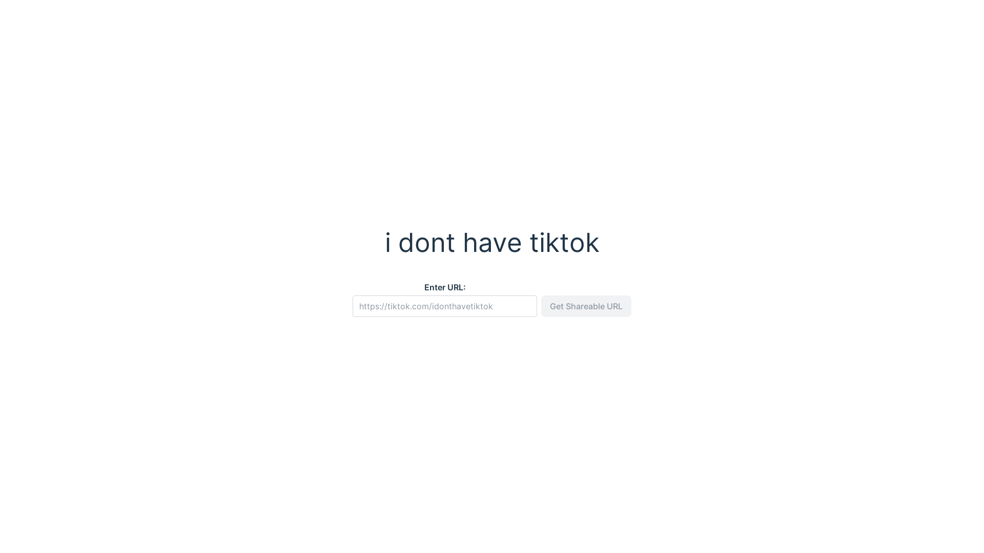 website screenshot of https://idonthavetiktok.pages.dev/