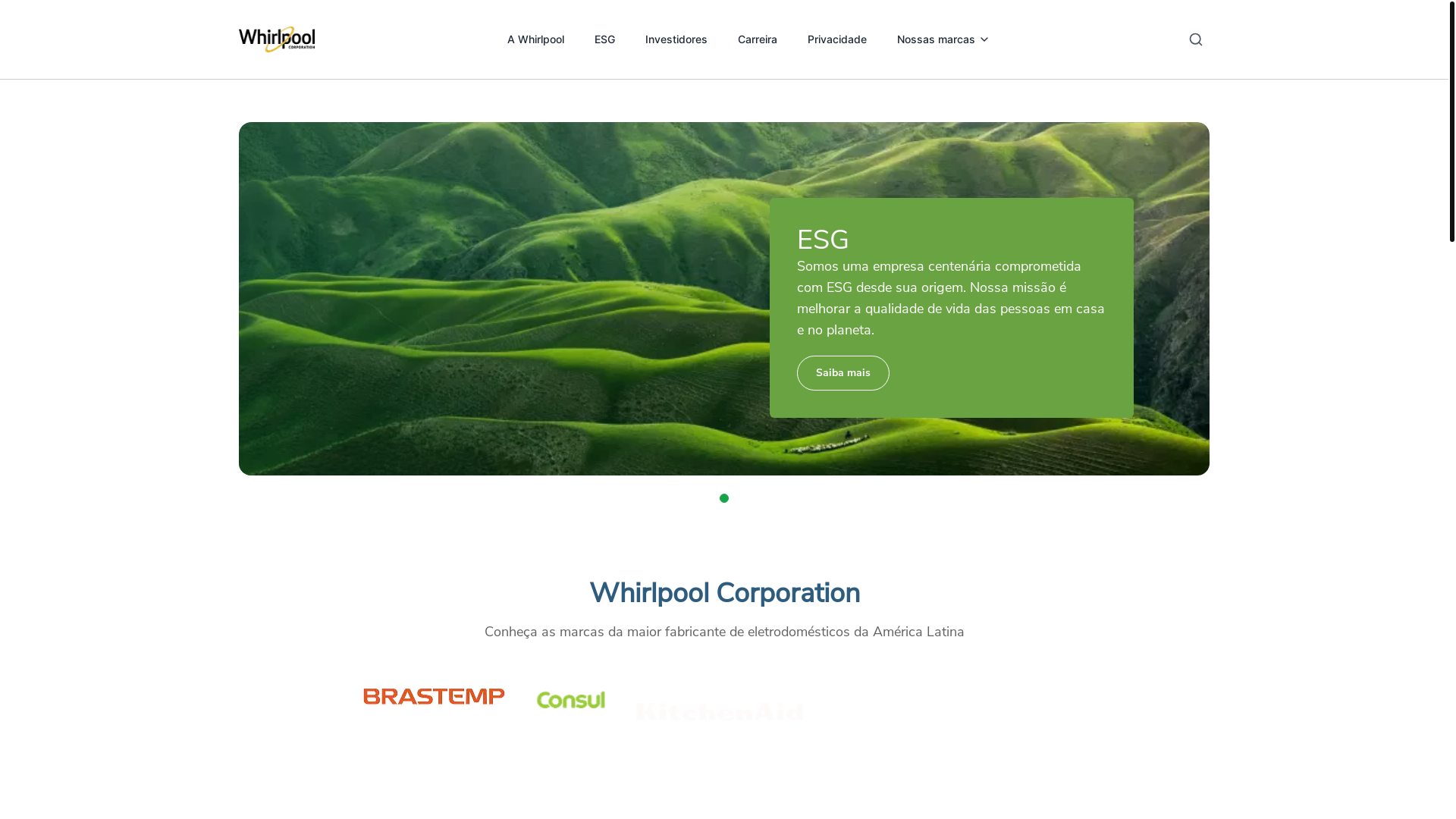 website screenshot of https://whr.com.br/