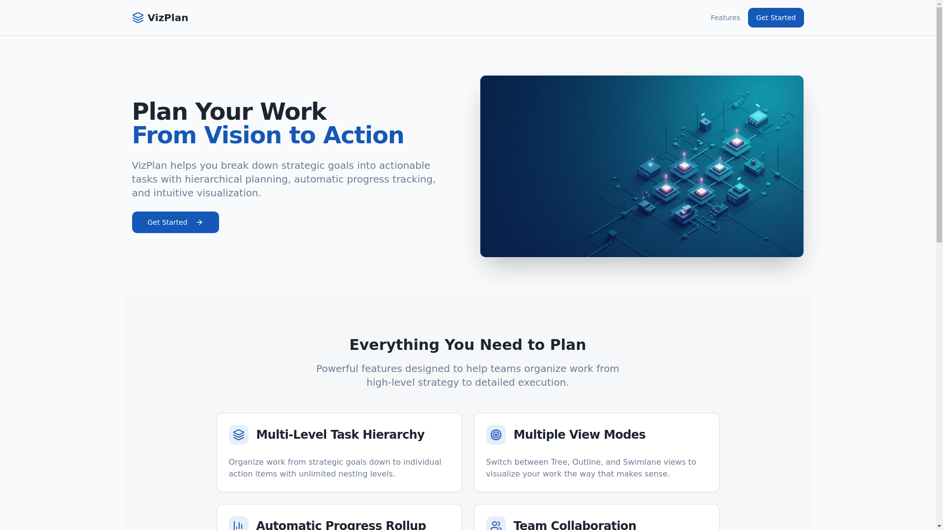 website screenshot of https://vizplan.pages.dev/