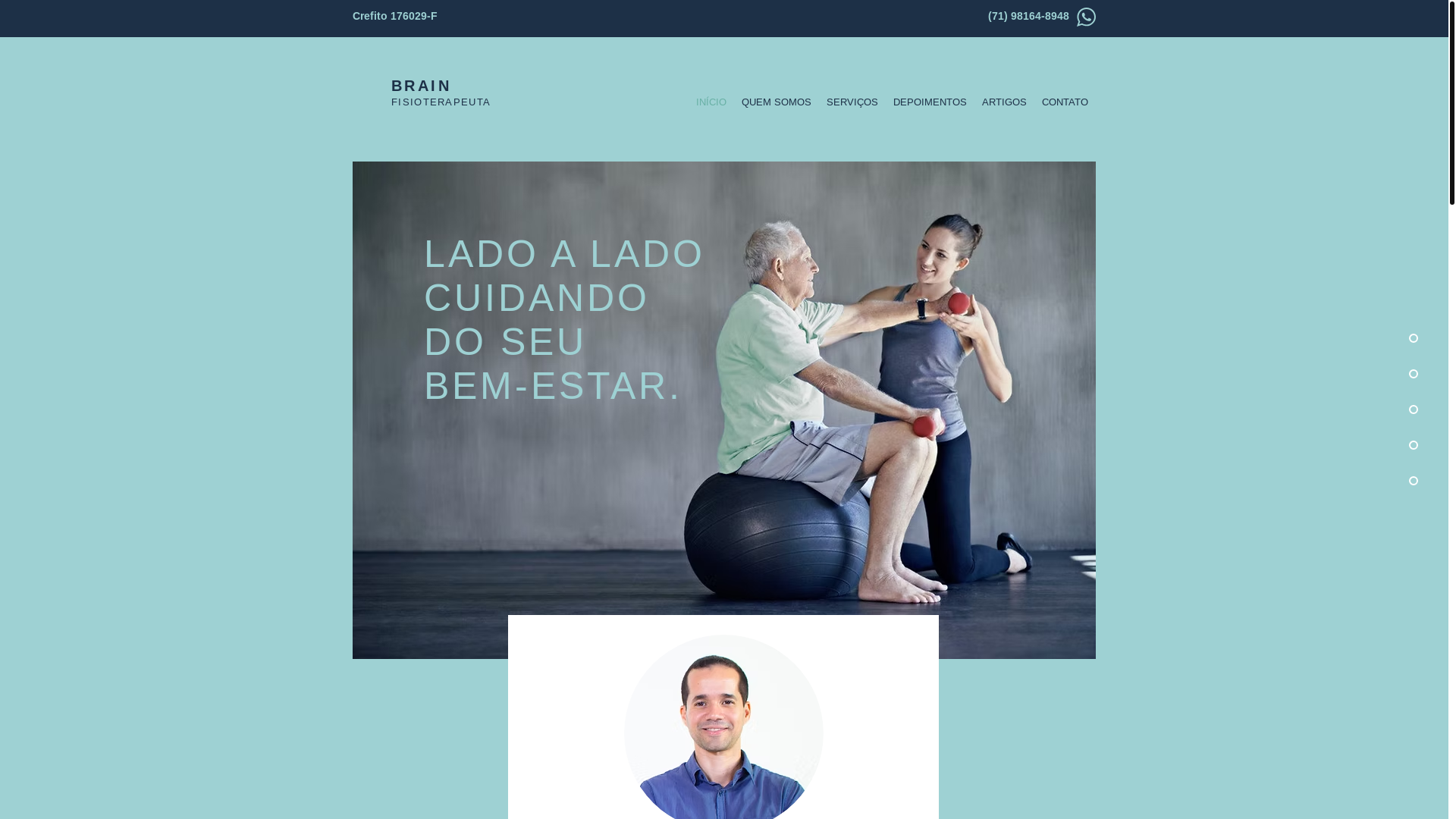 website screenshot of https://neuroserfisioterapia.com.br/