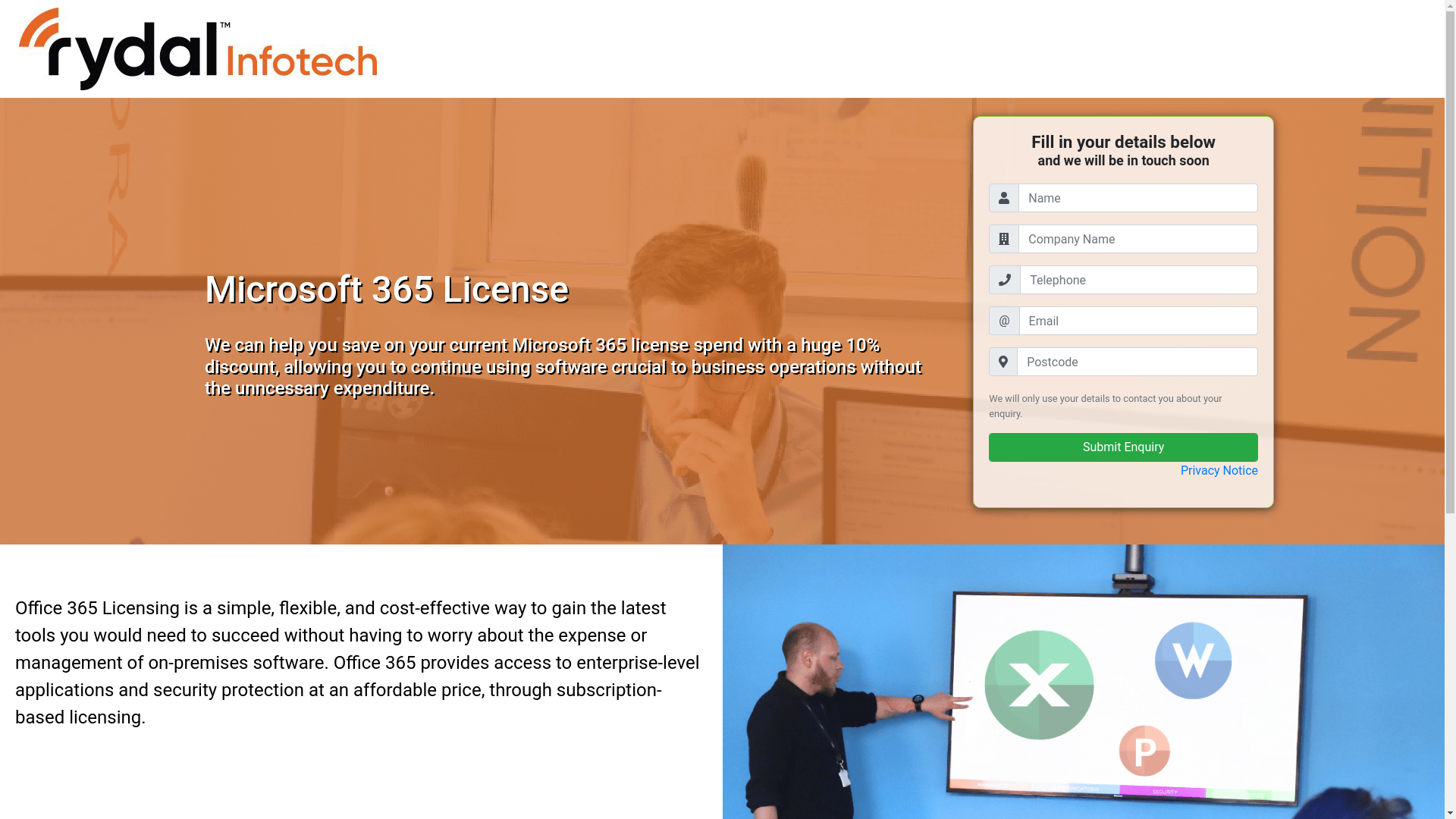 website screenshot of https://licencereview.co.uk/