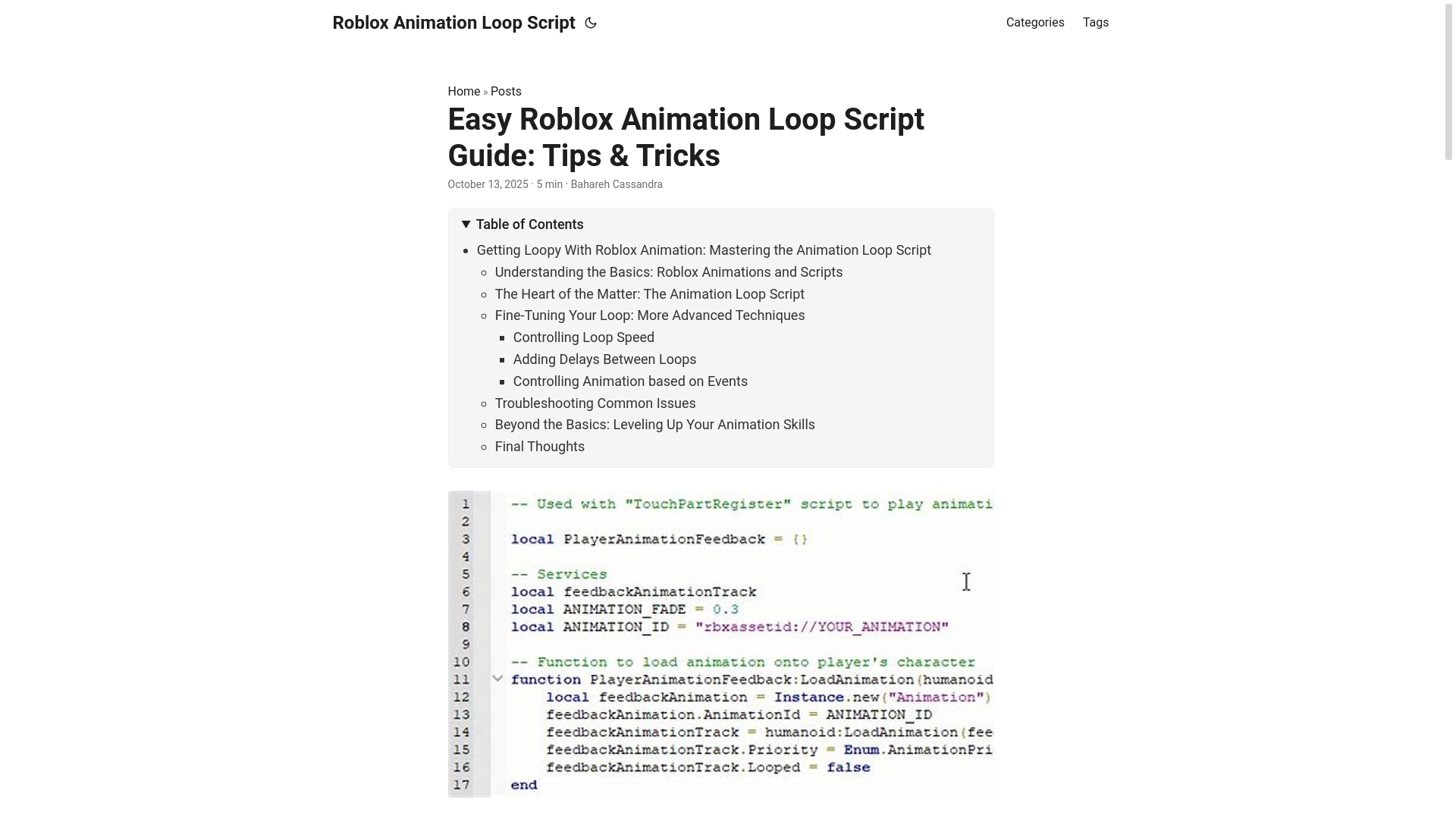 website screenshot of https://roblox-animation-loop-script.pages.dev/