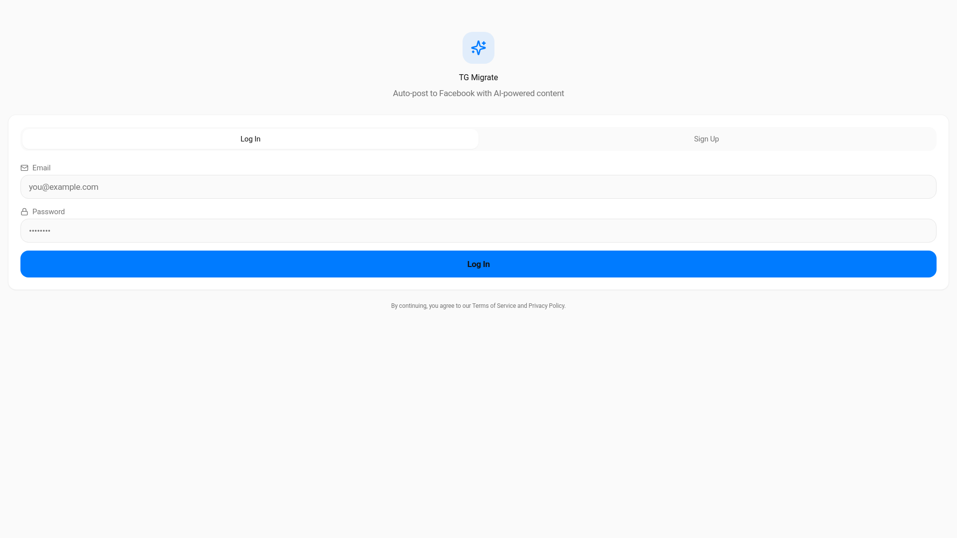 website screenshot of https://auto-poster-b6i.pages.dev/