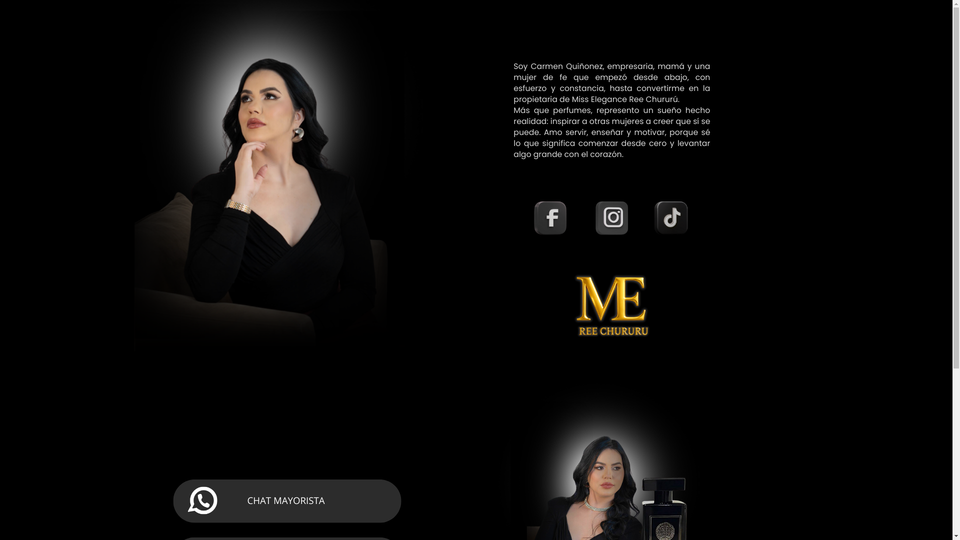website screenshot of https://misselegance.online/