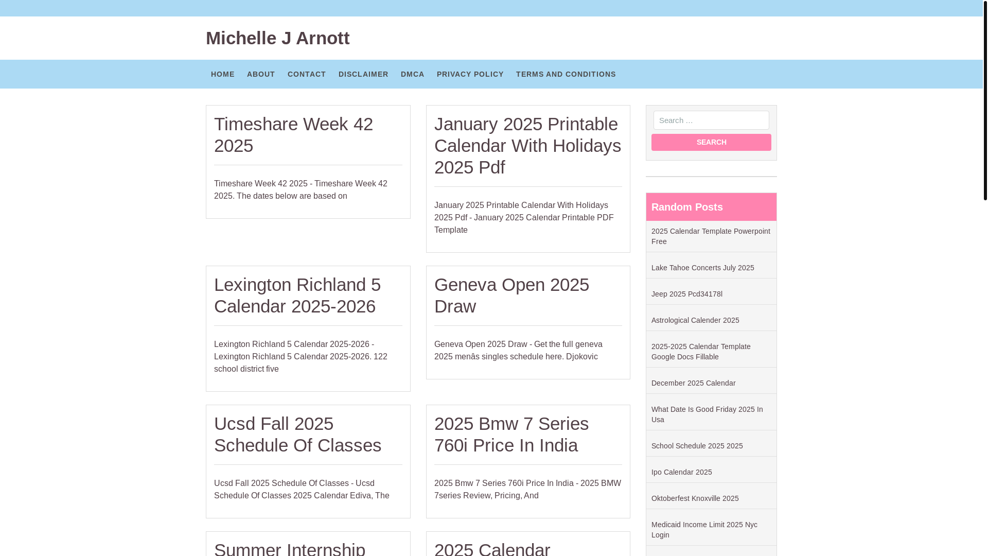 website screenshot of https://michellejarnottm.pages.dev/