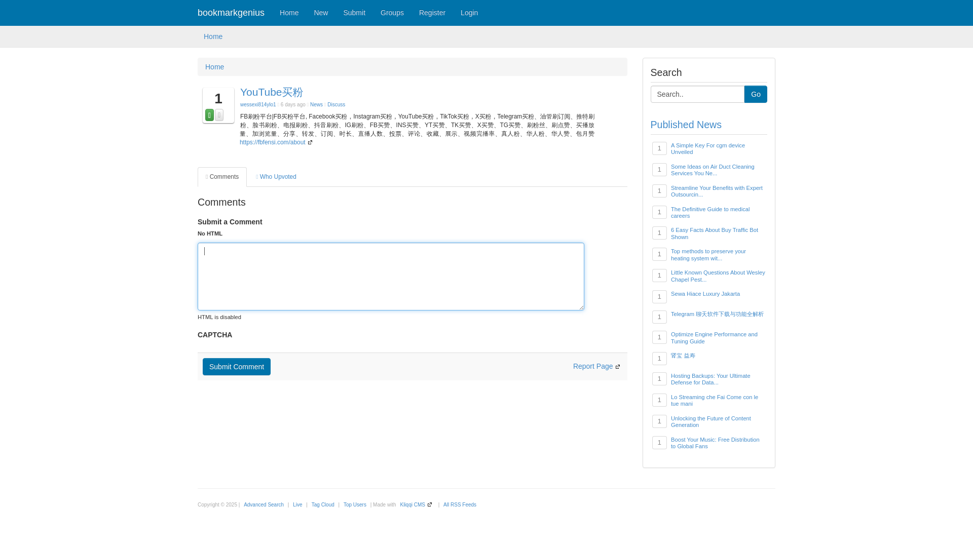 website screenshot of https://bookmarkgenius.com/story20320840/youtube%E4%B9%B0%E7%B2%89