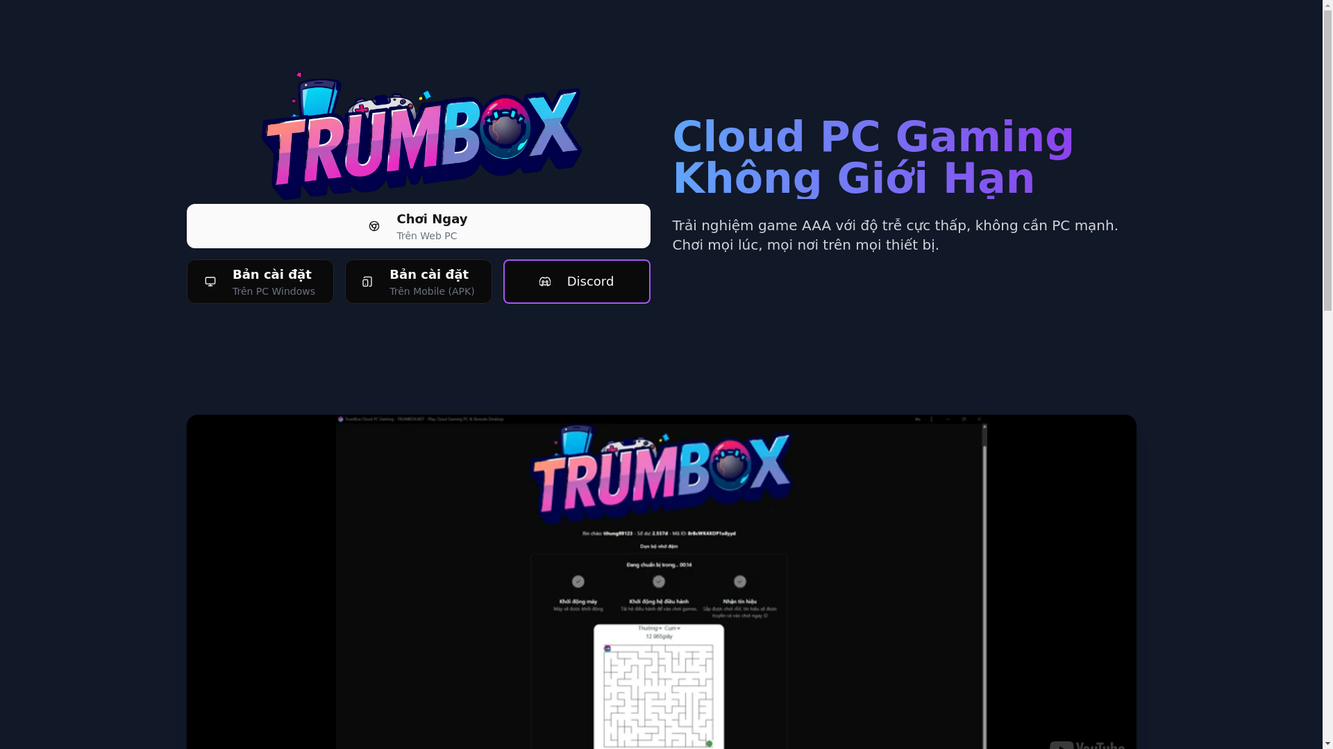 website screenshot of https://maintrumbox.pages.dev/