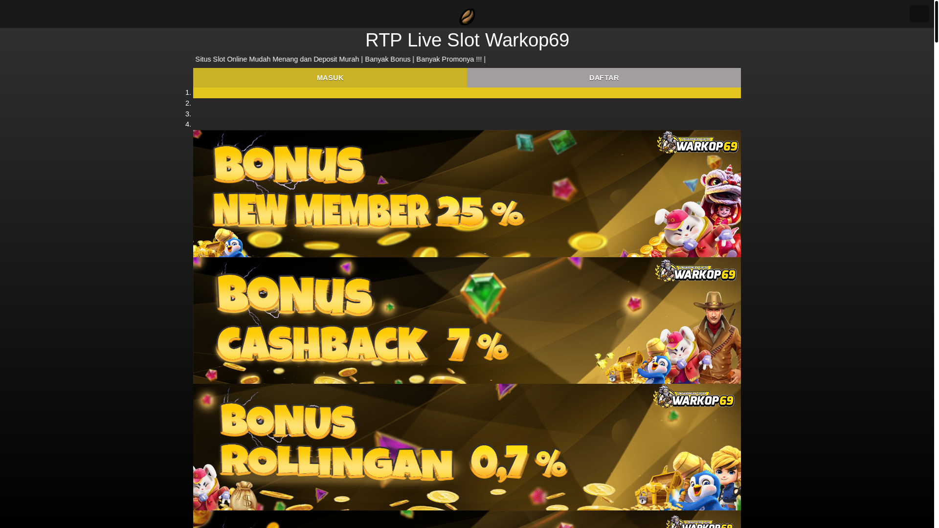 website screenshot of https://rtpmantulwarkop.xyz/