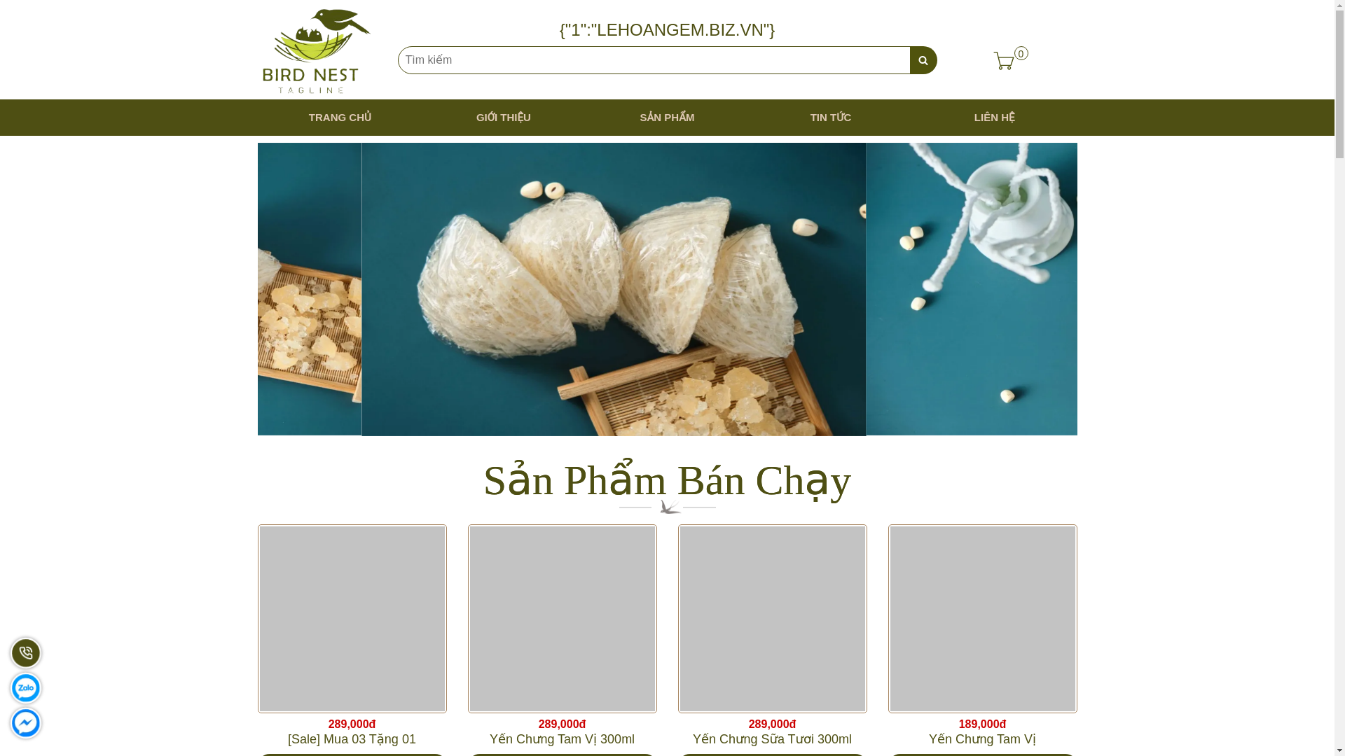 website screenshot of https://lehoangem.biz.vn/