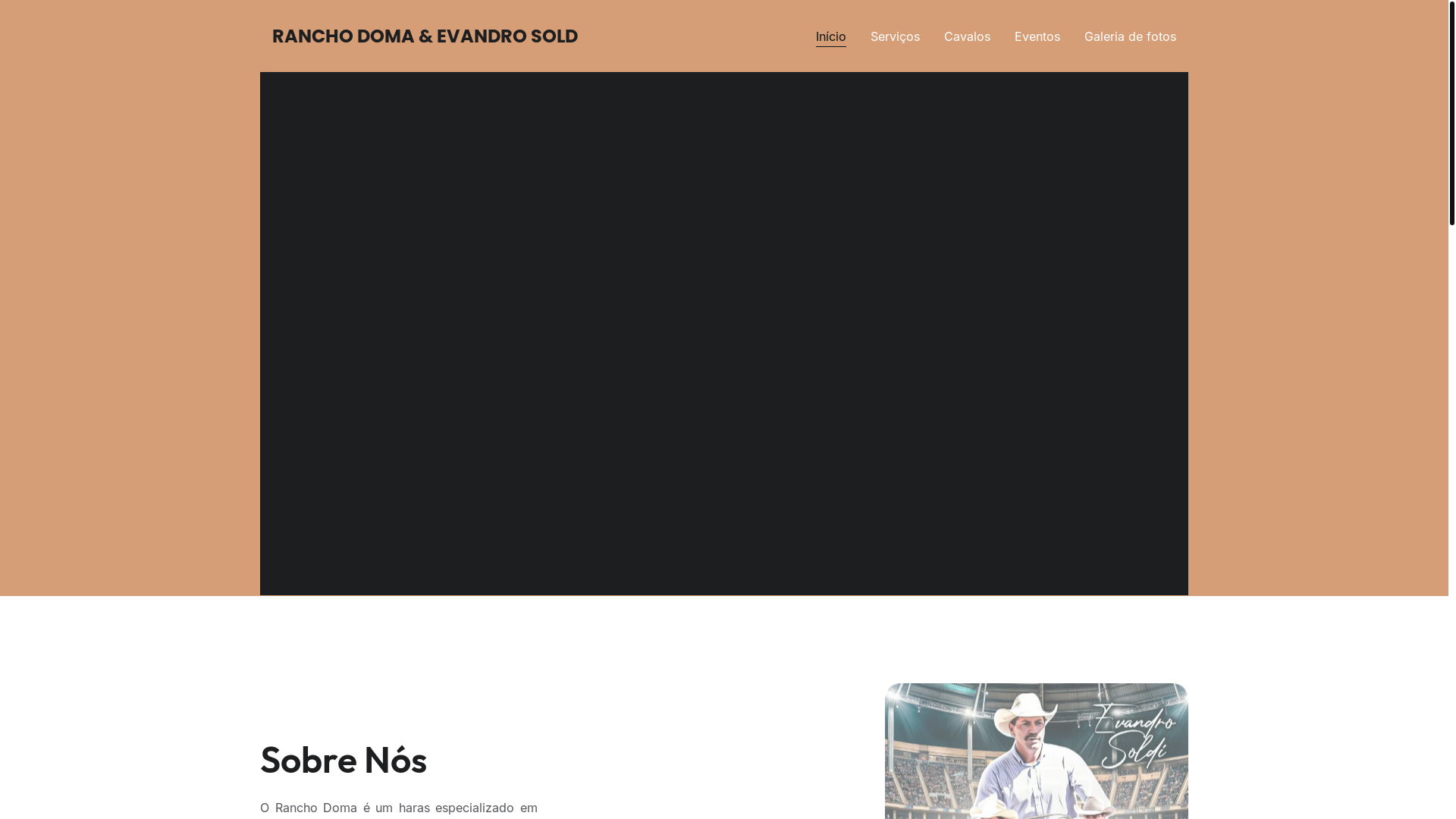 website screenshot of https://ranchodoma.com.br/