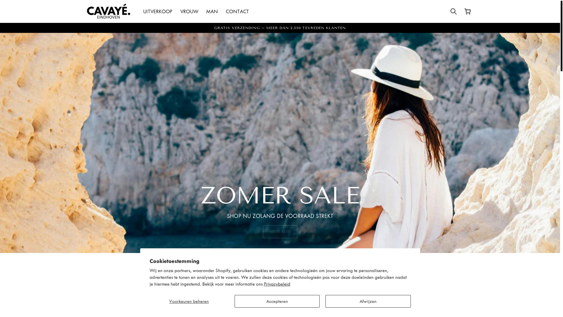 website screenshot of https://cavaye-eindhoven.nl/
