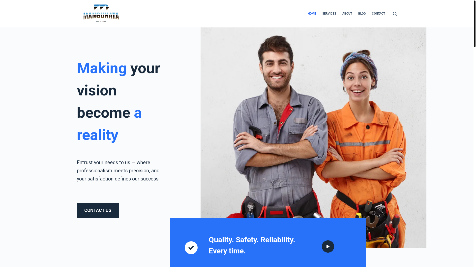 website screenshot of https://mangunata.com/