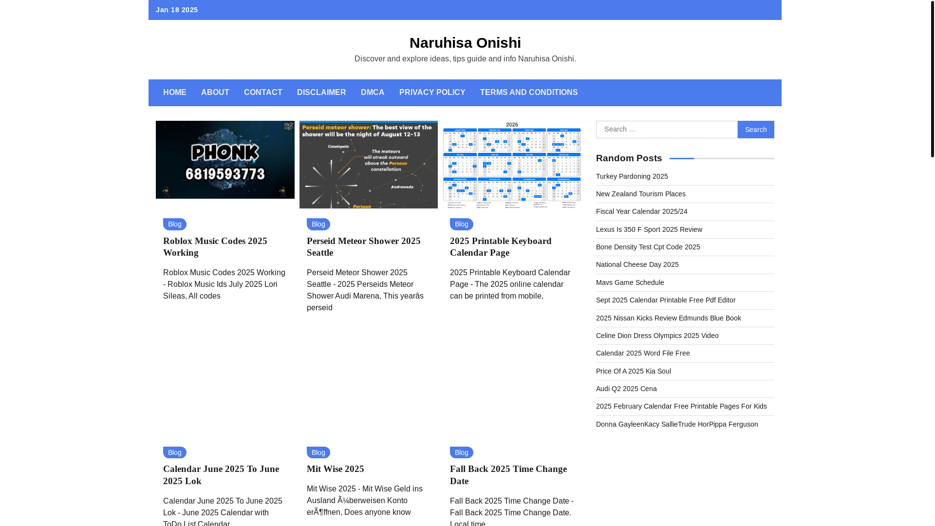 website screenshot of https://naruhisaonishi.pages.dev/