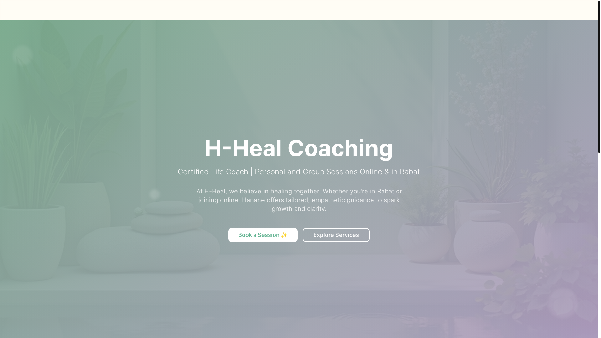 website screenshot of https://h-heal.me/