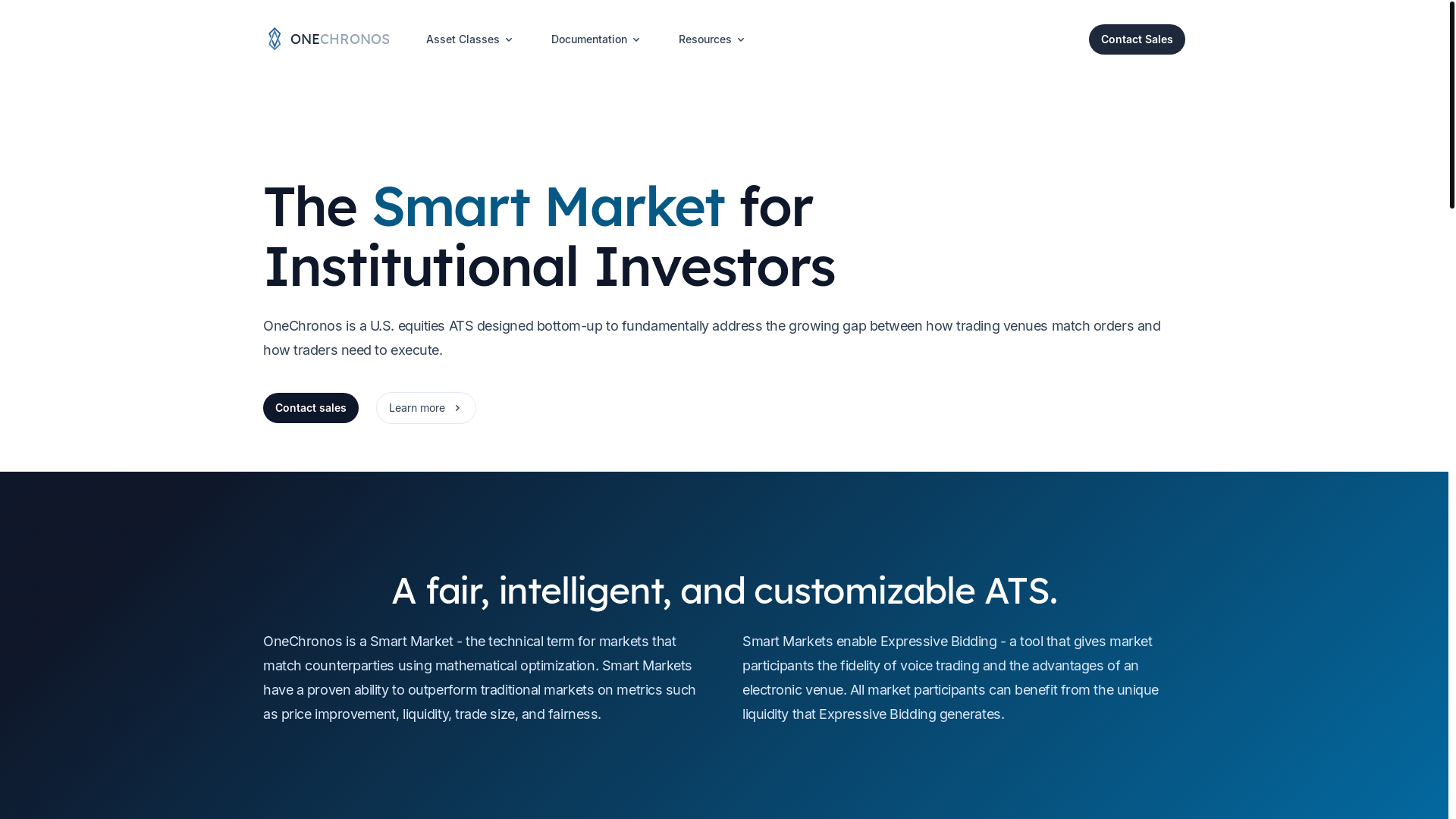 website screenshot of https://onechronos-site-next.pages.dev/