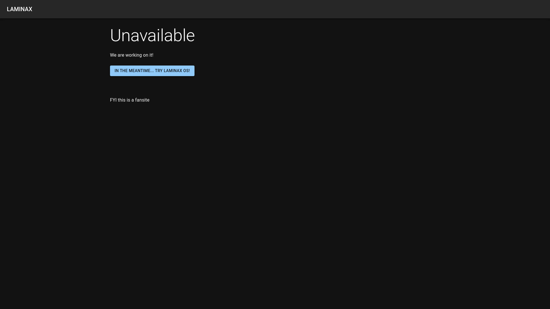 website screenshot of https://laminax.co/