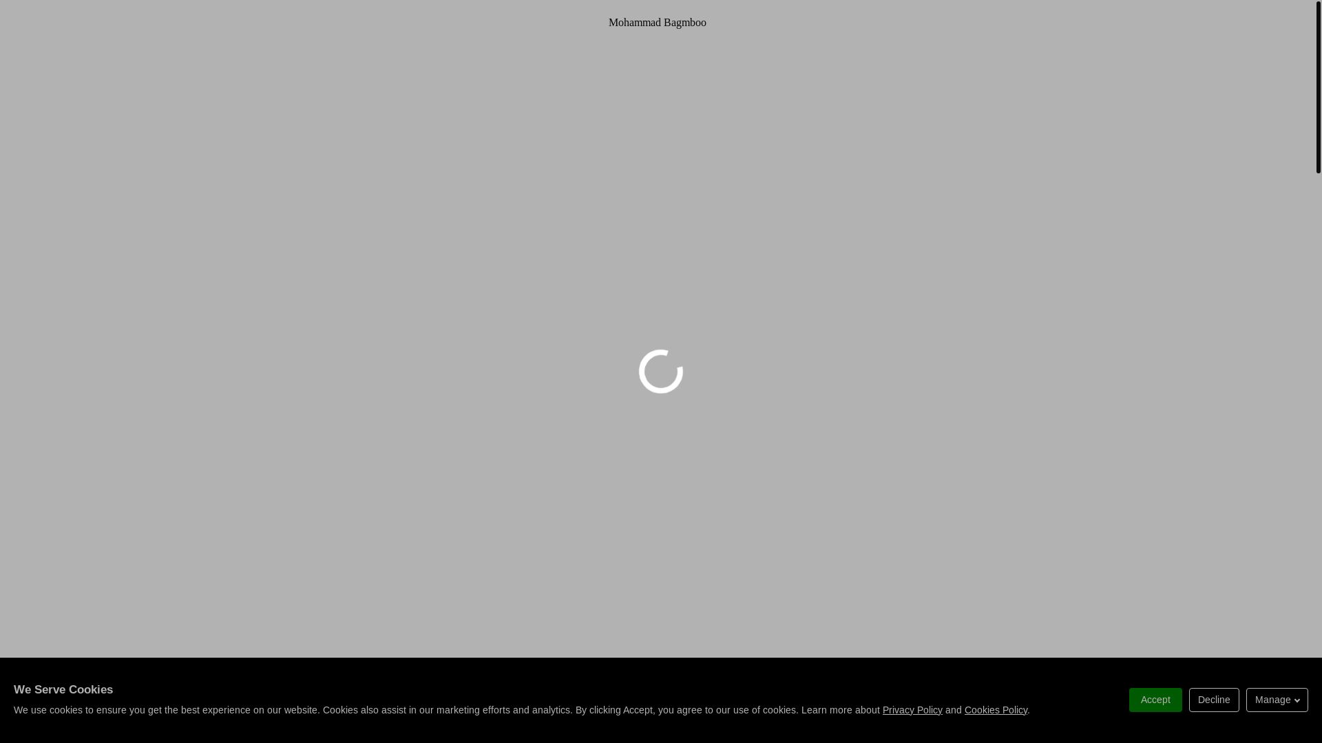website screenshot of https://bagamboomohammad.bio/
