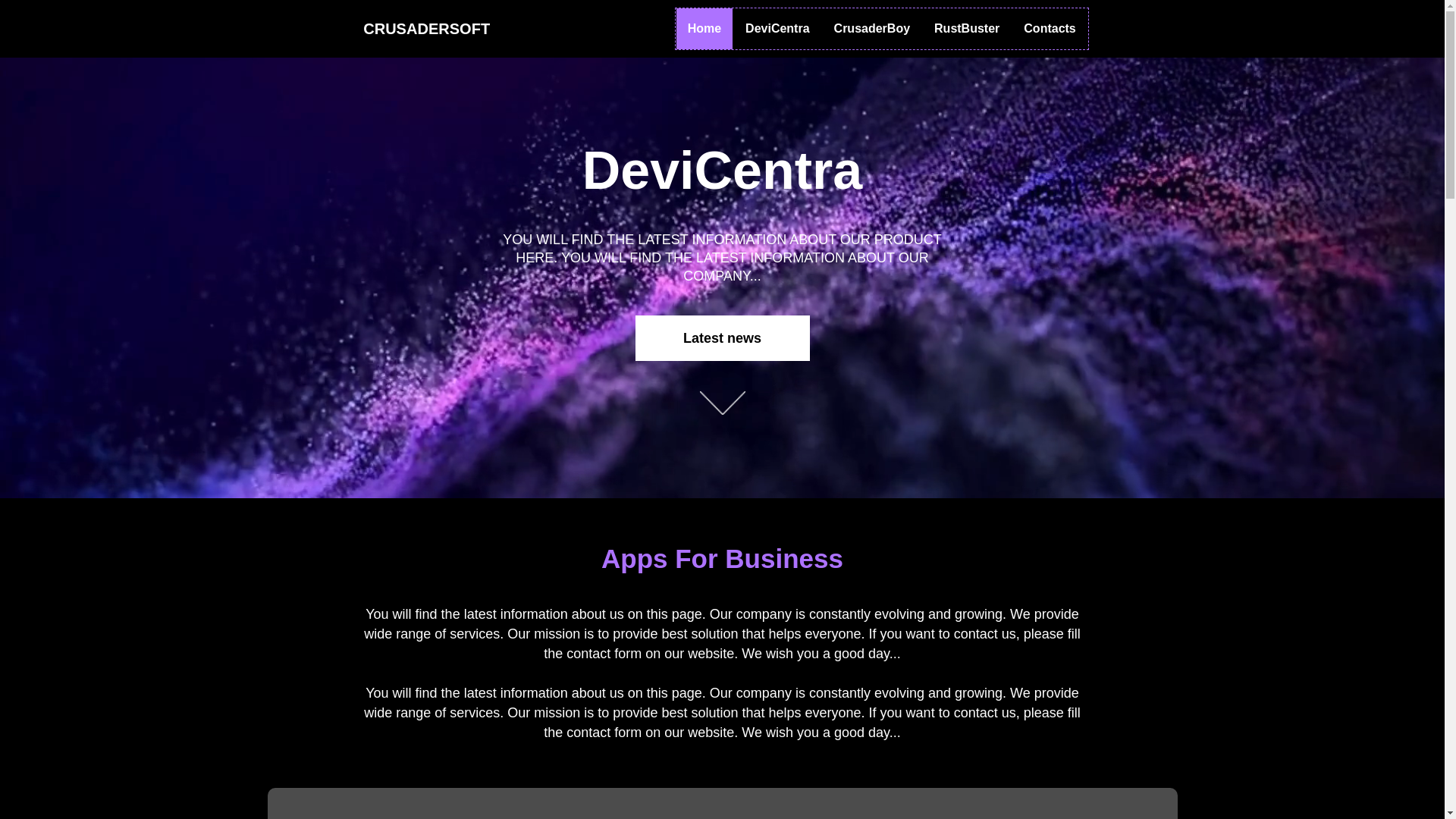 website screenshot of https://devicentra.de/