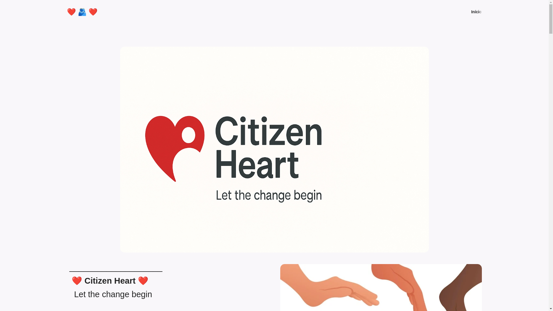 website screenshot of https://citizenheart.pt/