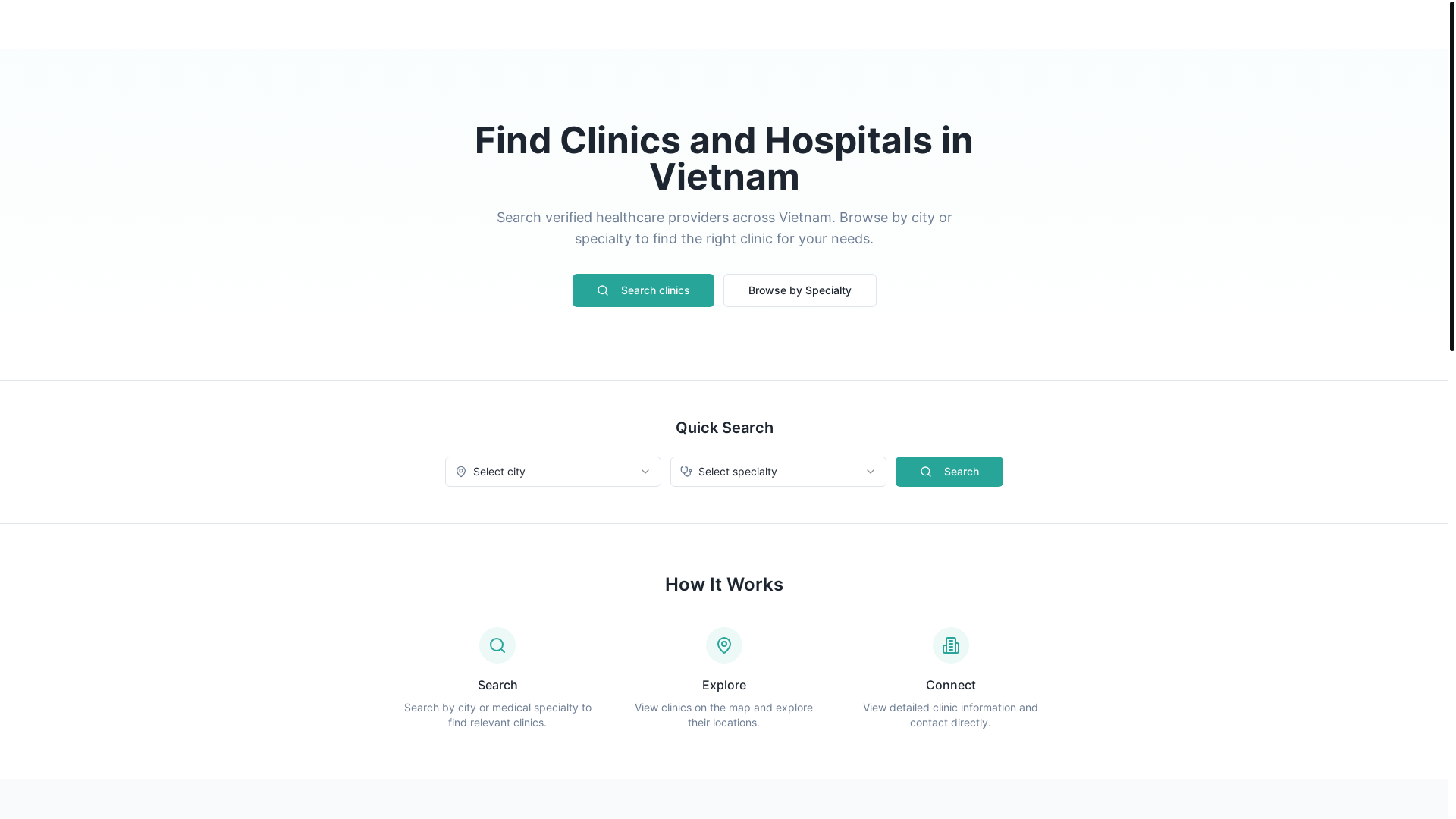 website screenshot of https://viethealthguide.com/