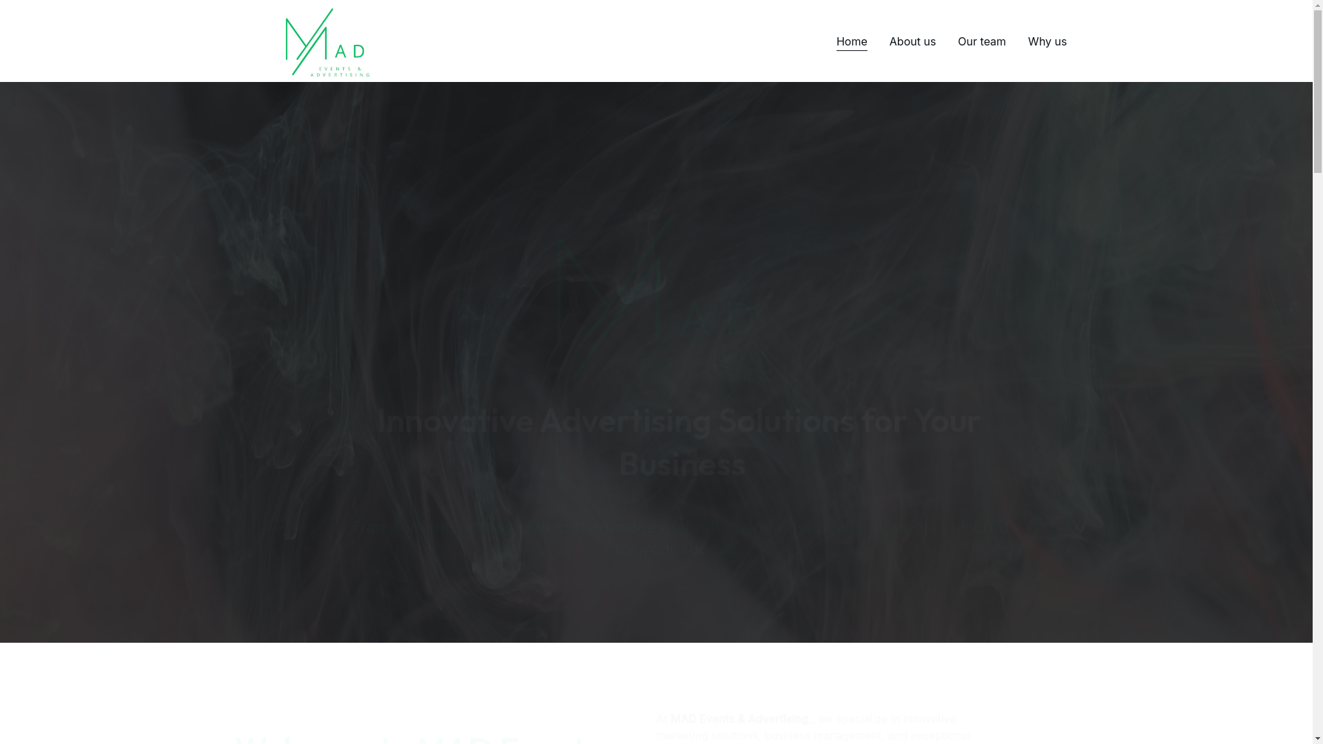 website screenshot of https://madadvertisinginc.com/