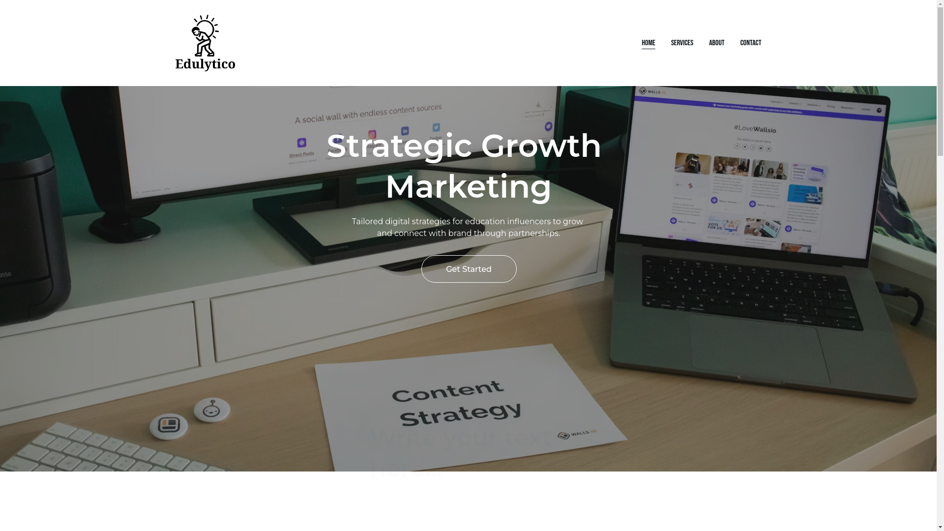 website screenshot of https://edulytico.com/