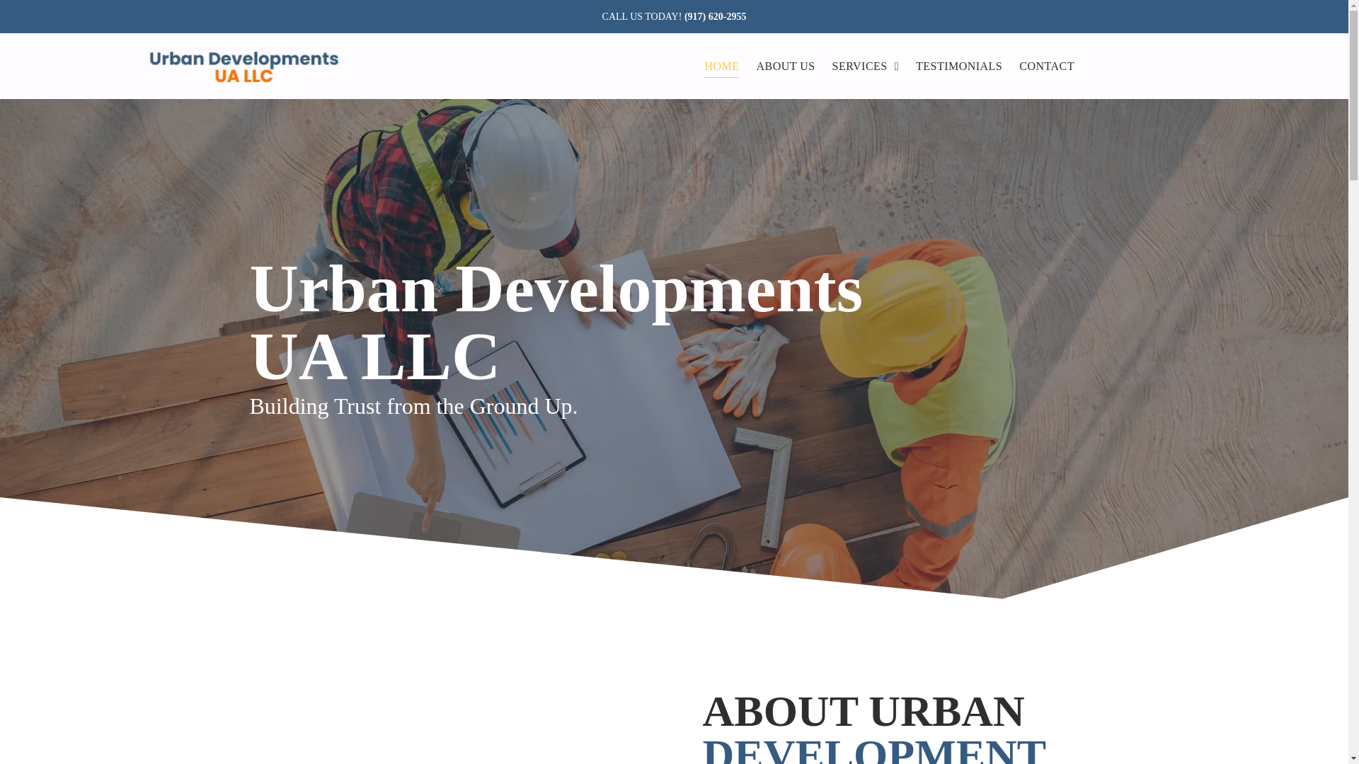 website screenshot of https://urbandevelopmentsllc.com/