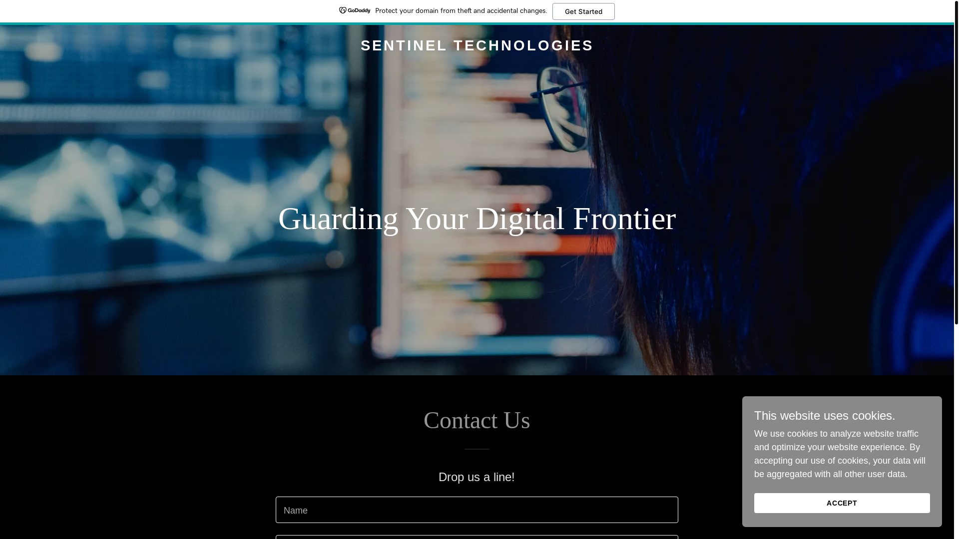 website screenshot of https://sentinelke.com/